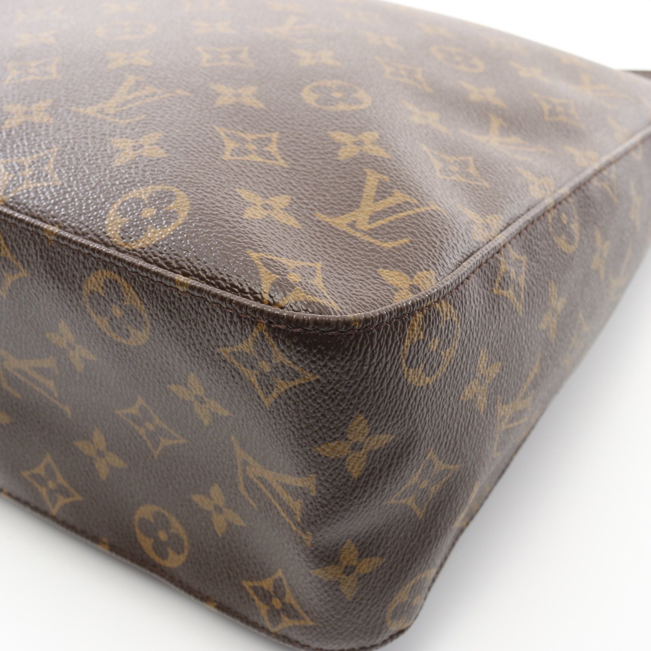 Louis Vuitton Louis Vuitton Looping Gm Monogram Shoulder Bag Leather Brown Size ONE SIZE - 6 Thumbnail