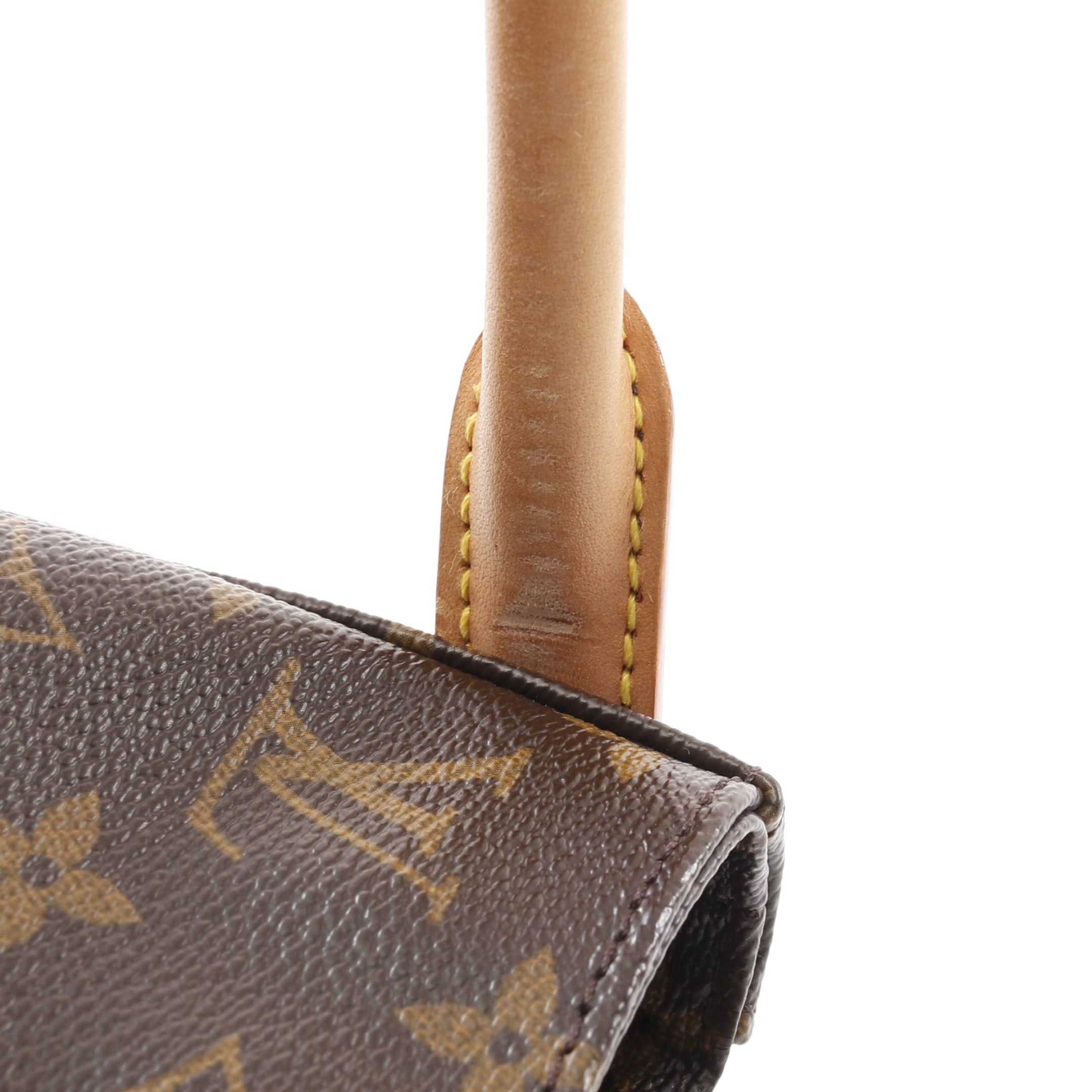 Louis Vuitton Louis Vuitton Looping Gm Monogram Shoulder Bag Leather Brown Size ONE SIZE - 9 Thumbnail