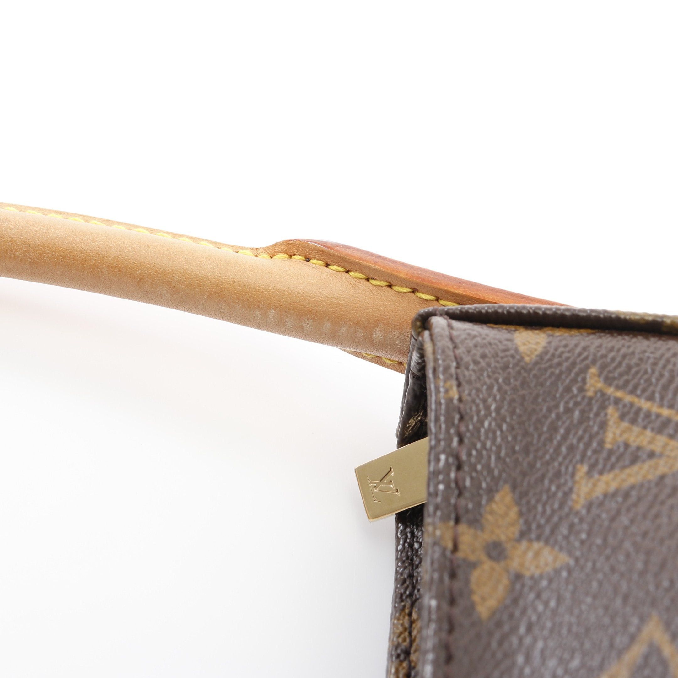 Louis Vuitton Louis Vuitton Looping Gm Monogram Shoulder Bag Leather Brown Size ONE SIZE - 8 Thumbnail