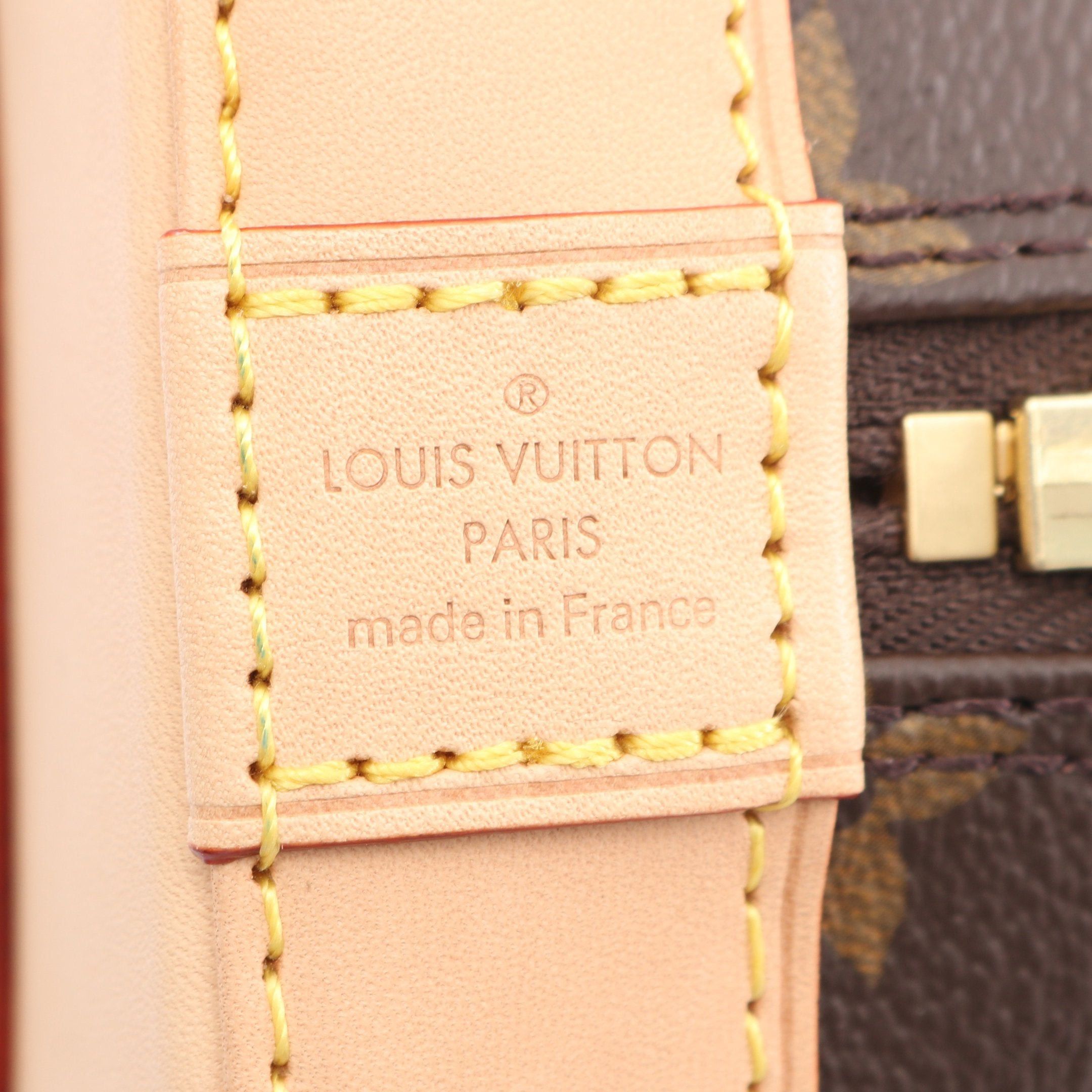 Louis Vuitton Louis Vuitton Alma Bb Monogram Handbag Leather Brown Size ONE SIZE - 4 Thumbnail