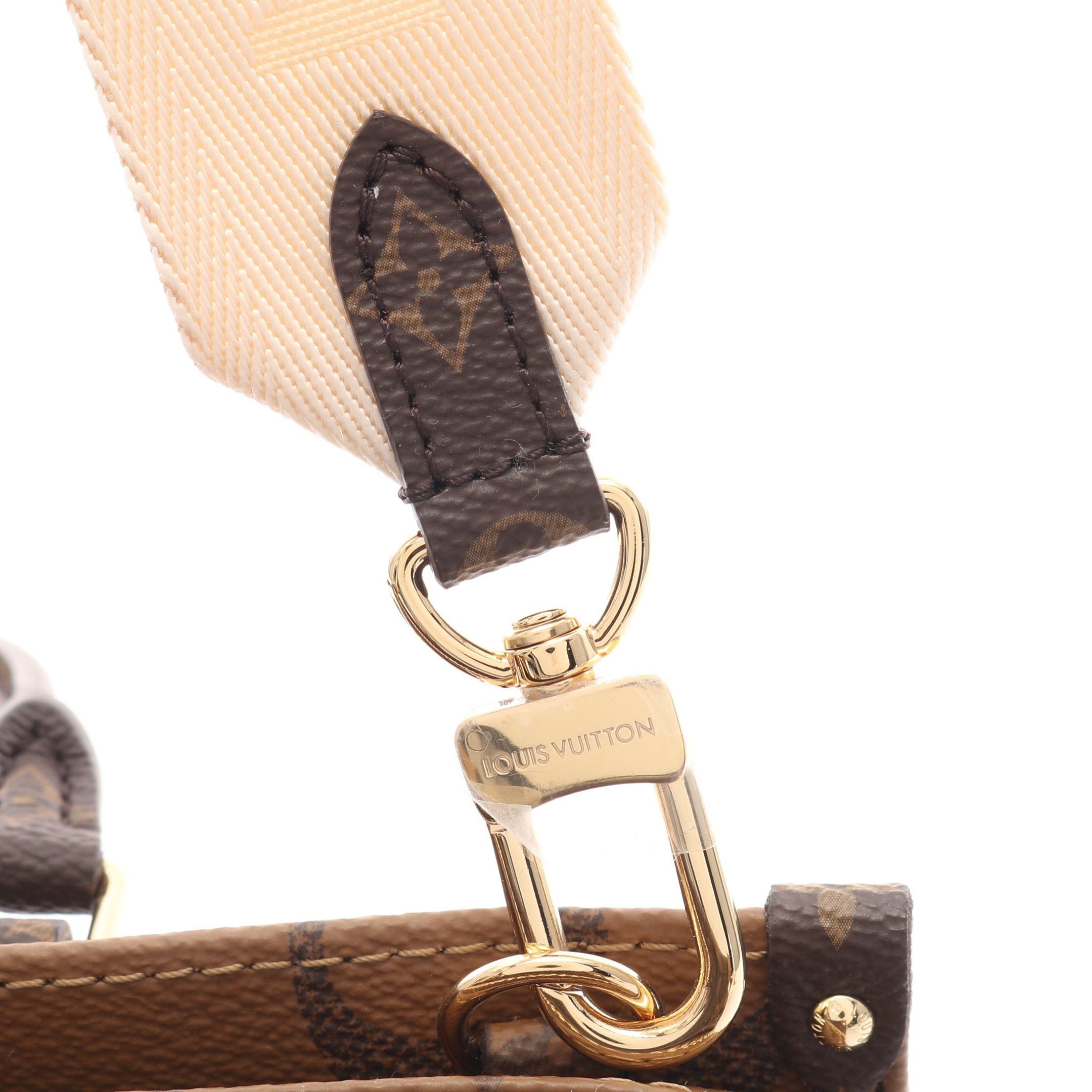 Louis Vuitton Louis Vuitton On-The-Go Ew Monogram Giant Reverse Handbag Brown Light Size ONE SIZE - 6 Thumbnail