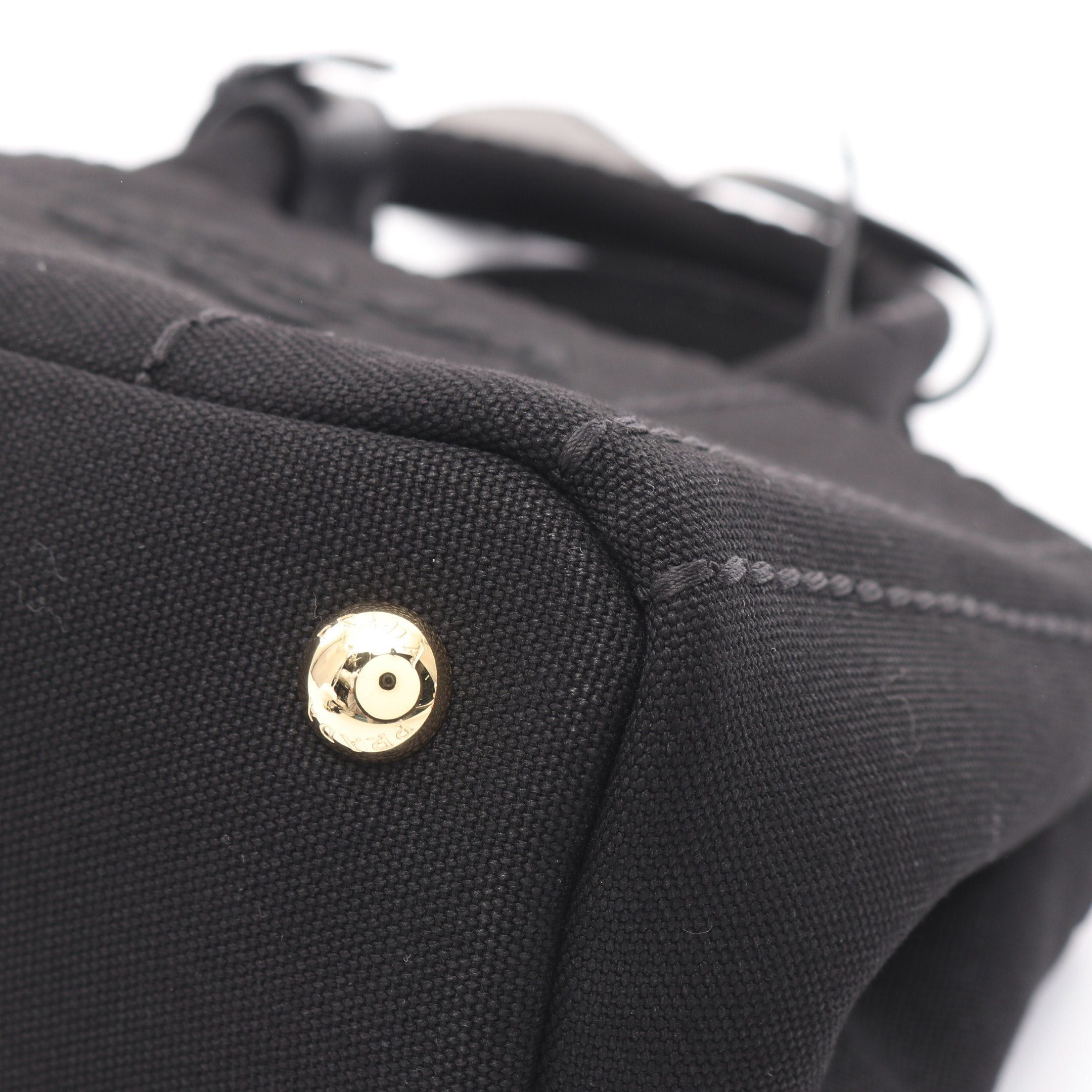 Prada Prada Mini Handbag Canvas Black Size ONE SIZE - 7 Thumbnail