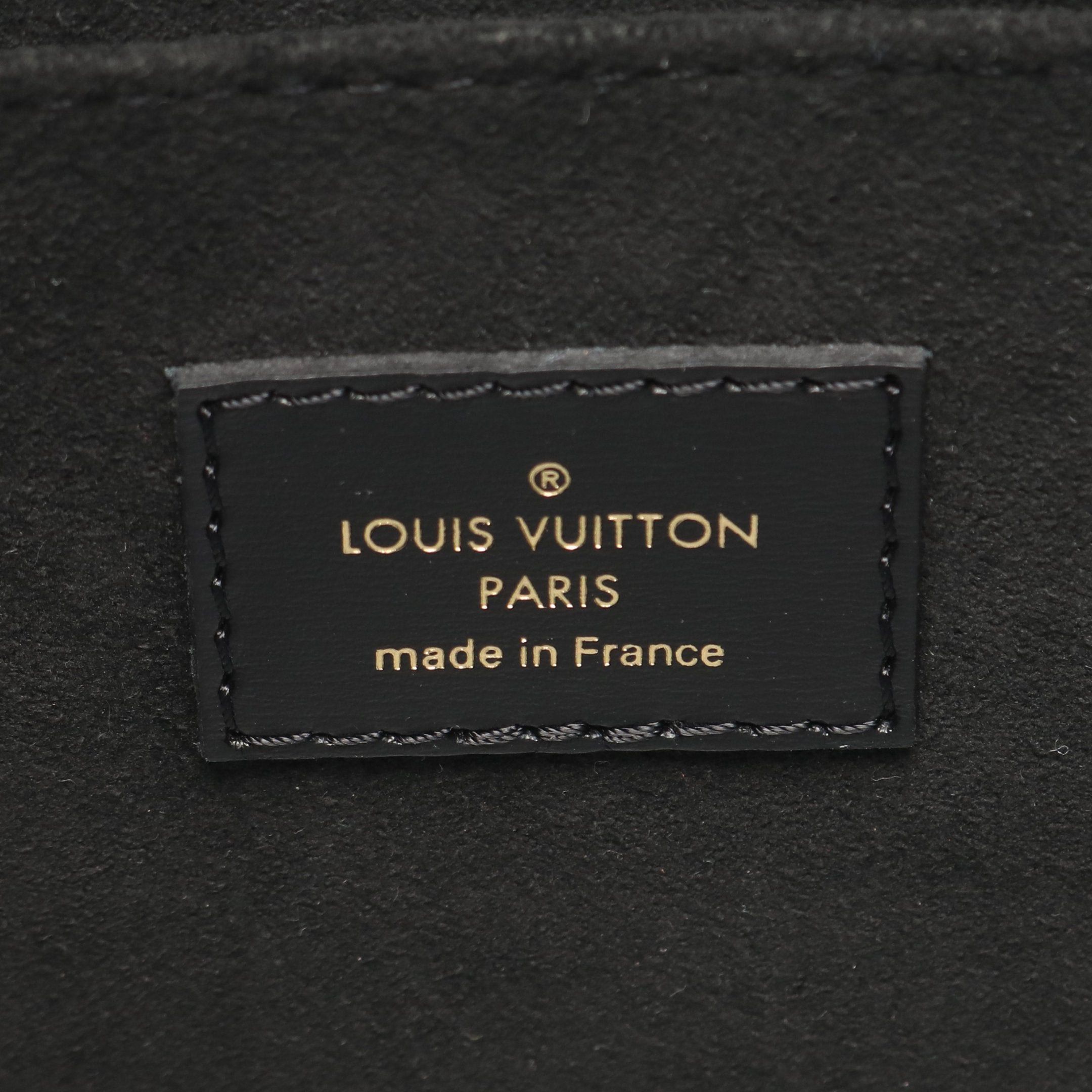 Louis Vuitton Louis Vuitton On-The-Go Gm Since 1854 Monogram Jacquard Shoulder Bag Tote Canvas Leather Gray Black Size ONE SIZE - 4 Thumbnail