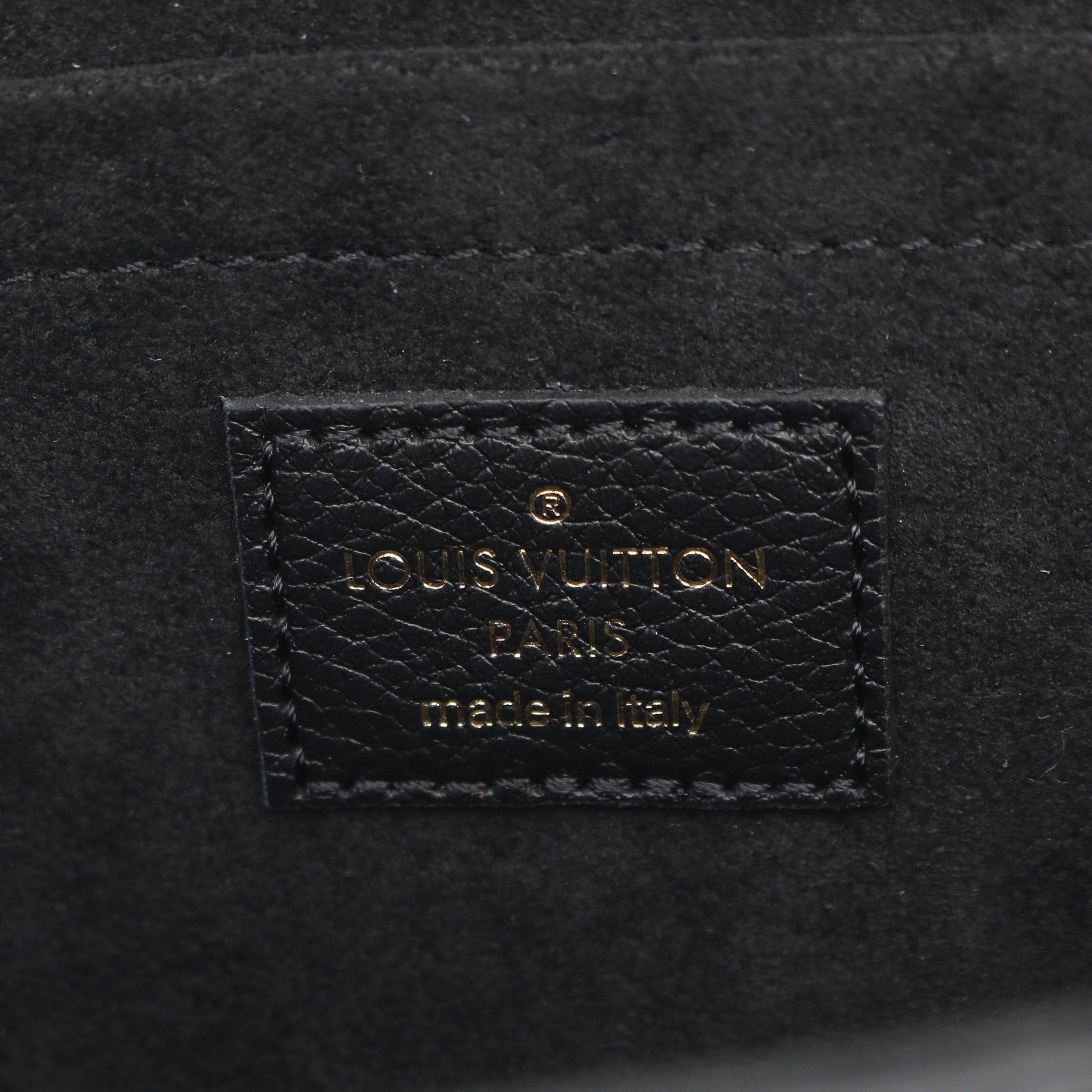 Louis Vuitton Louis Vuitton Pochette Felicie Monogram Empreinte Noir Chain Wallet Leather Black Size ONE SIZE - 4 Thumbnail