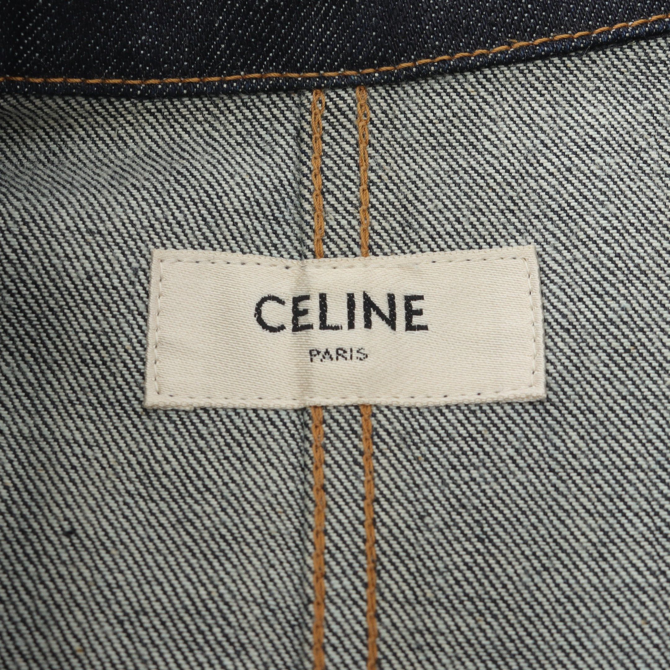 Celine Celine Denim Jacket Cotton Blue Size ONE SIZE - 3 Thumbnail