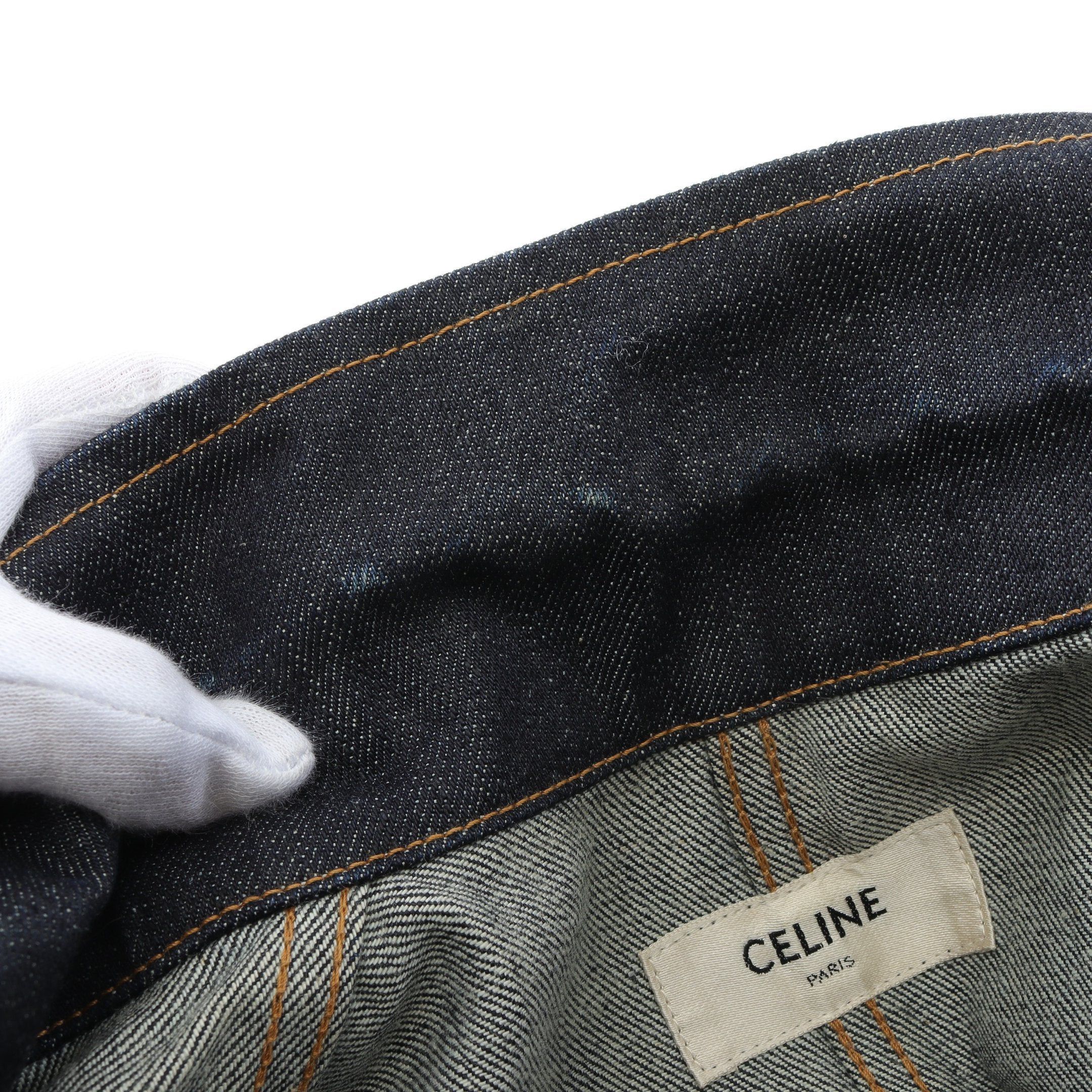 Celine Celine Denim Jacket Cotton Blue Size ONE SIZE - 9 Thumbnail