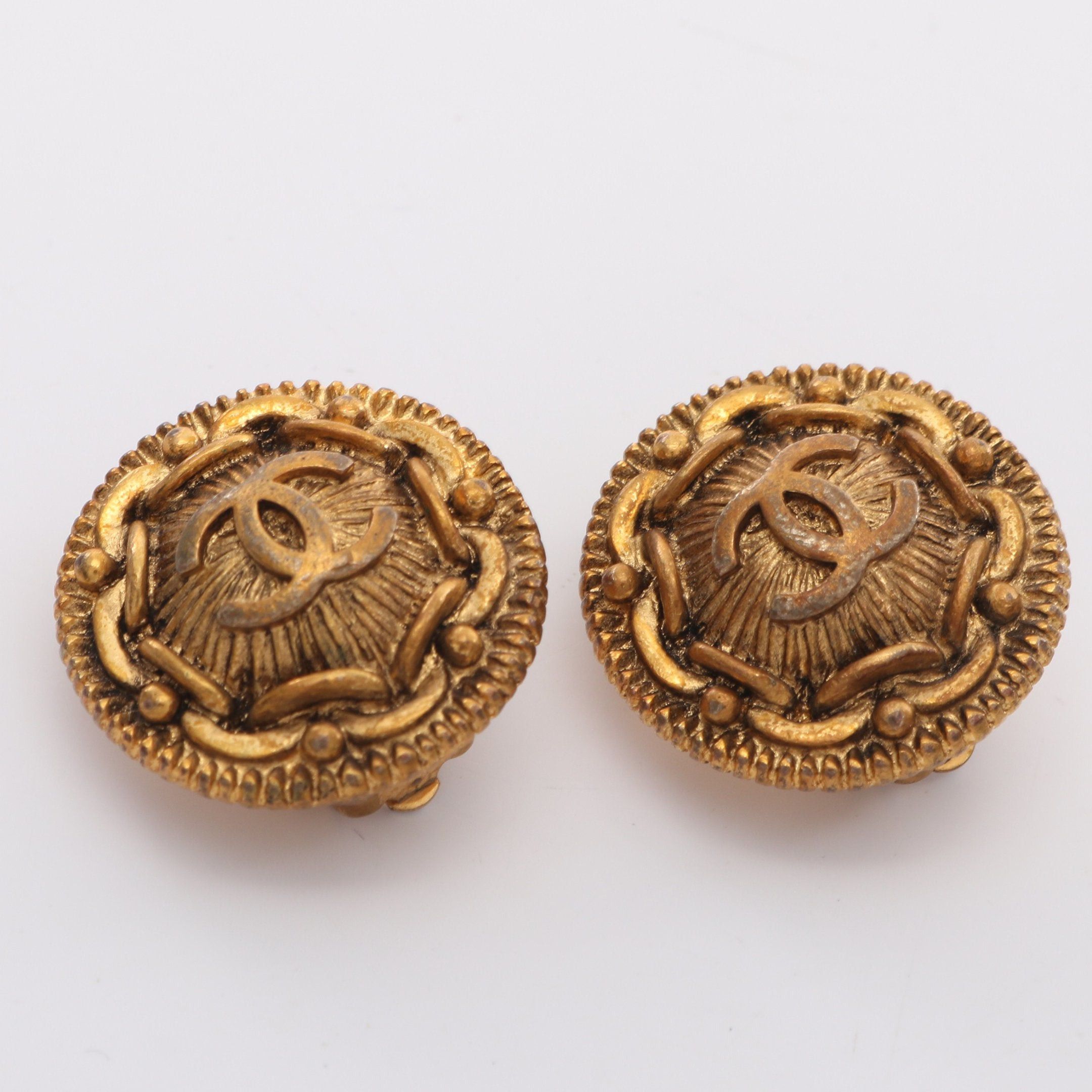 Chanel Chanel Coco Mark Earrings Gp Gold 97P Size ONE SIZE - 7 Thumbnail