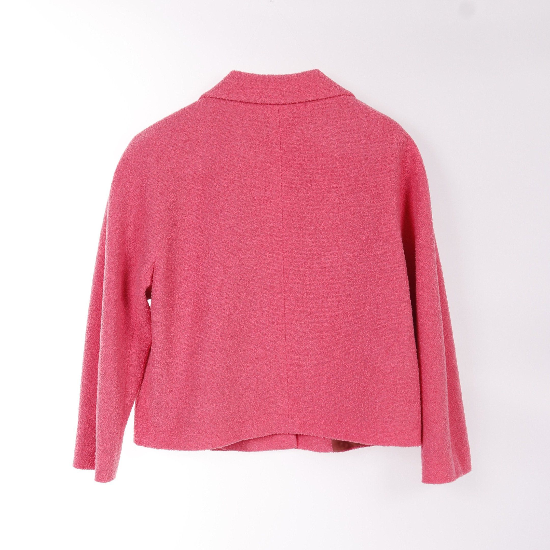 Gucci Gucci Tweed Jacket Wool Nylon Pink Size ONE SIZE - 2 Thumbnail