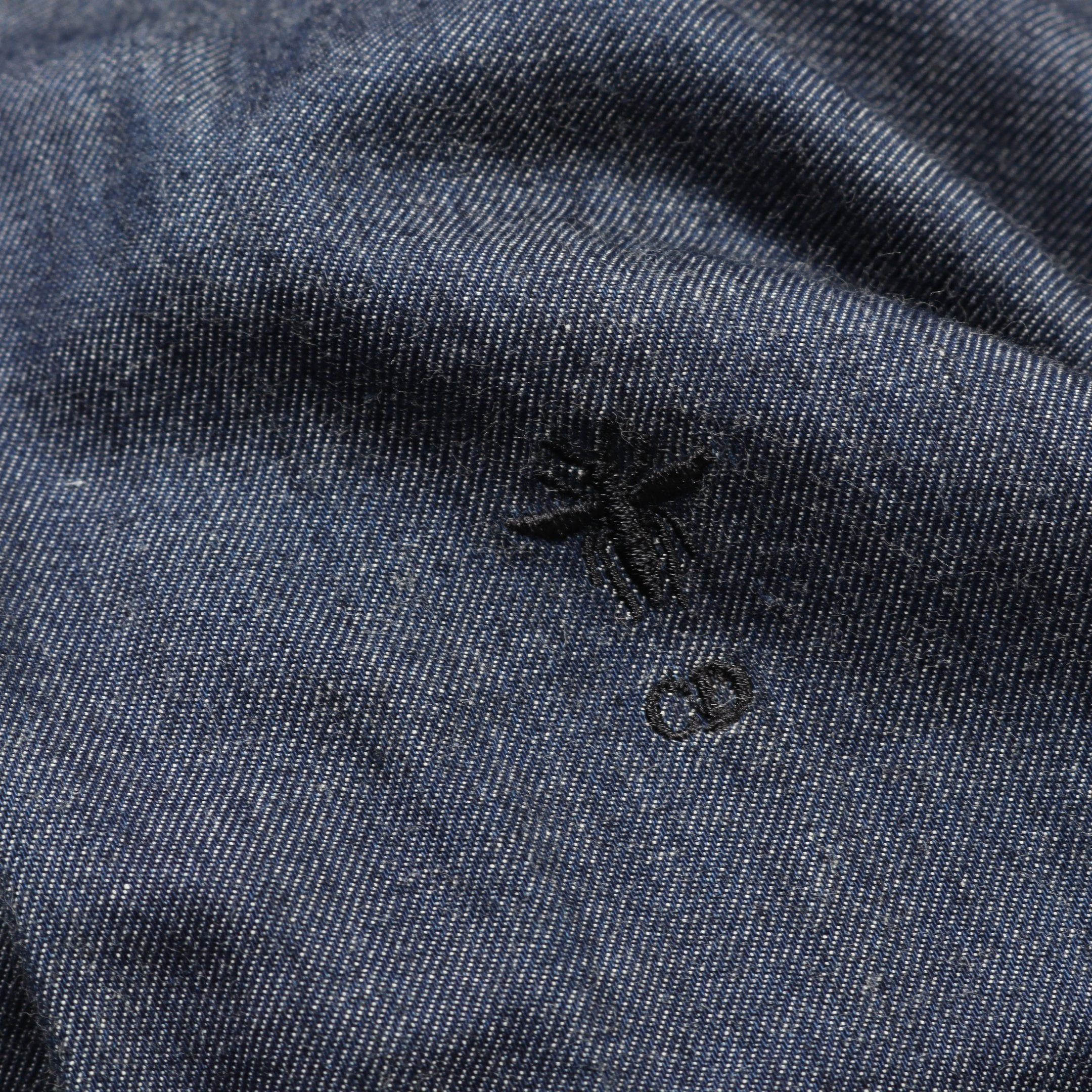 Dior Dior Shirt Dress Cotton Denim Indigo Blue Size ONE SIZE - 9 Thumbnail
