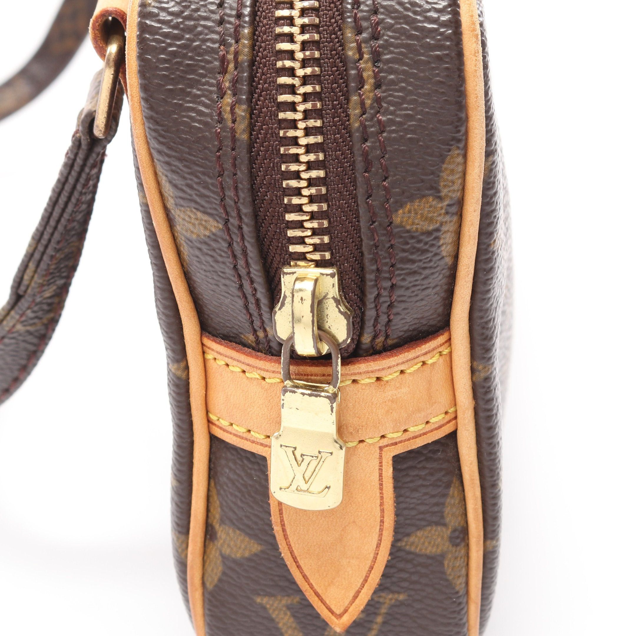 Louis Vuitton Louis Vuitton Marly Monogram Shoulder Bag Leather Brown Size ONE SIZE - 6 Thumbnail