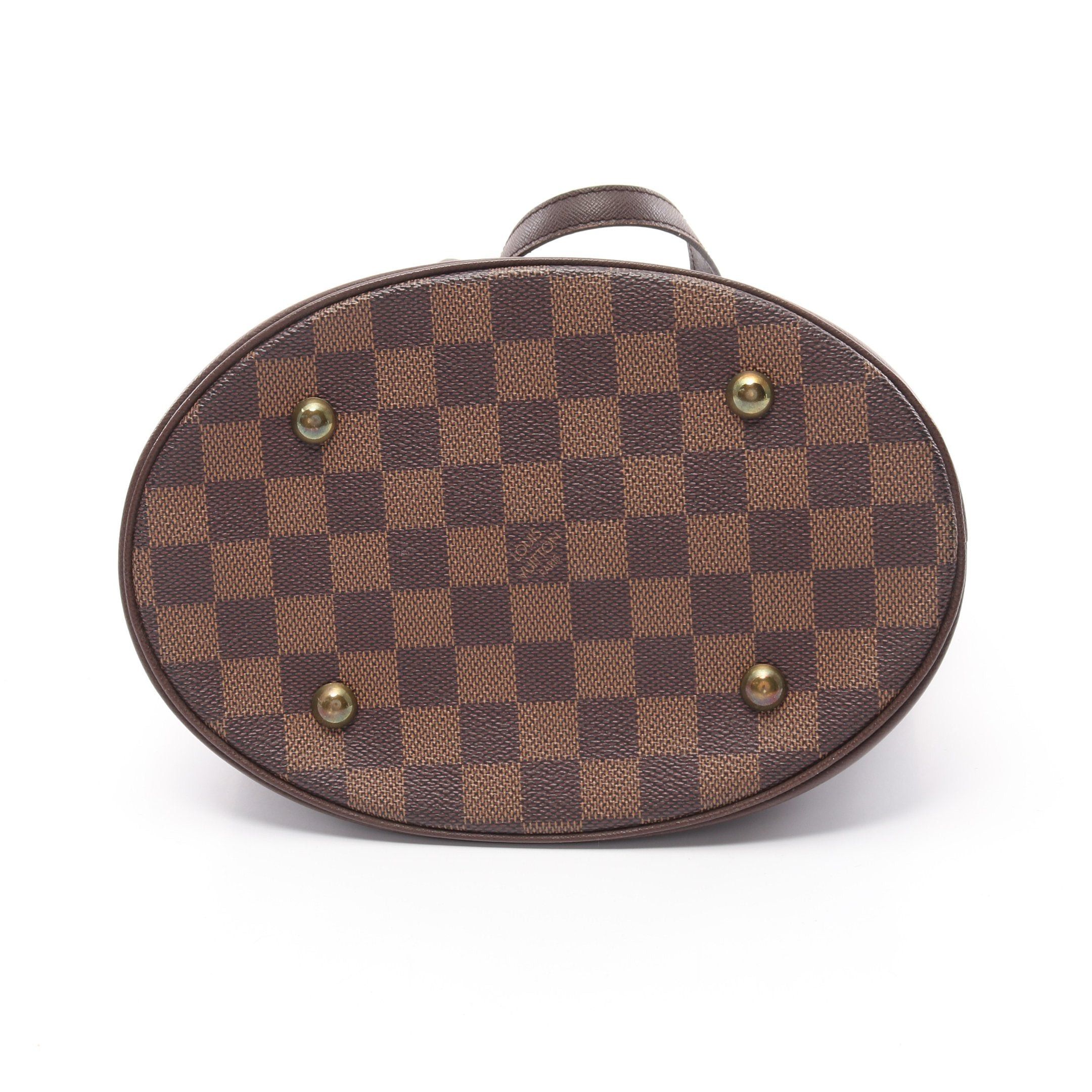 Louis Vuitton Louis Vuitton Male Damier Ebene Shoulder Bag Tote Leather Brown Size ONE SIZE - 10 Thumbnail