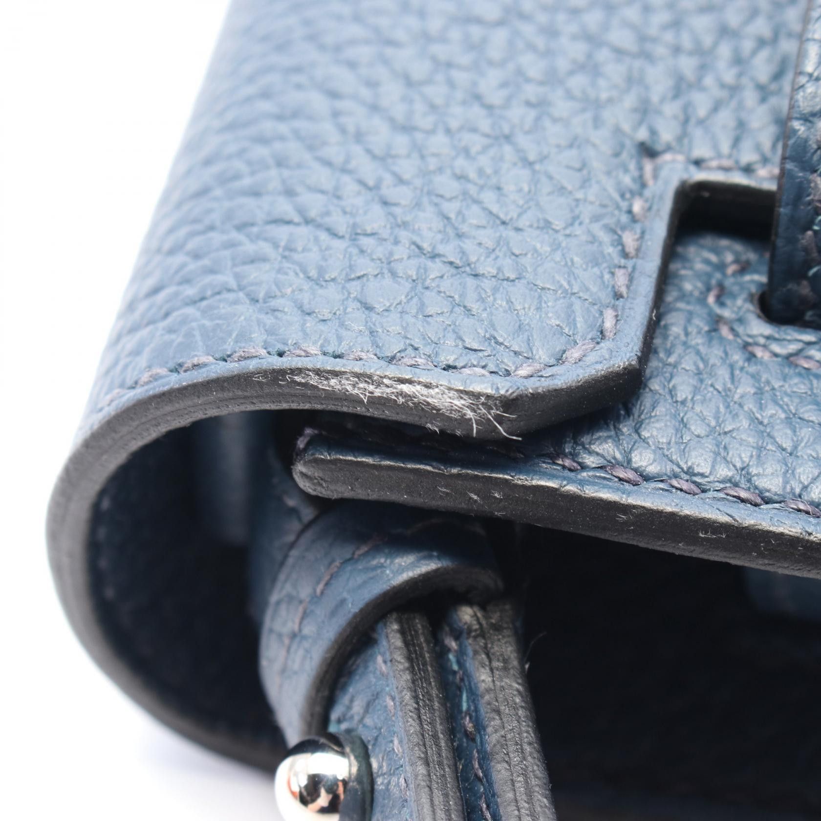 Hermes Hermes Kelly Depeche 25 Veil Bosphore Clutch Bag Clemence Leather Blue Green Silver Hardware Z Stamp Size ONE SIZE - 8 Thumbnail