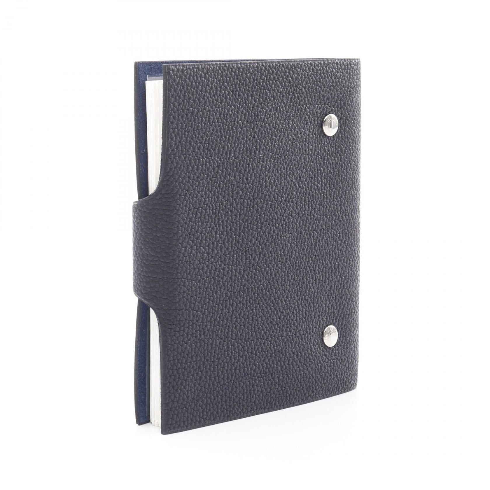 Hermes Hermes Ulysse Pm Photo Album Notebook Cover Togo Dark Navy Silver Hardware Size ONE SIZE - 2 Thumbnail