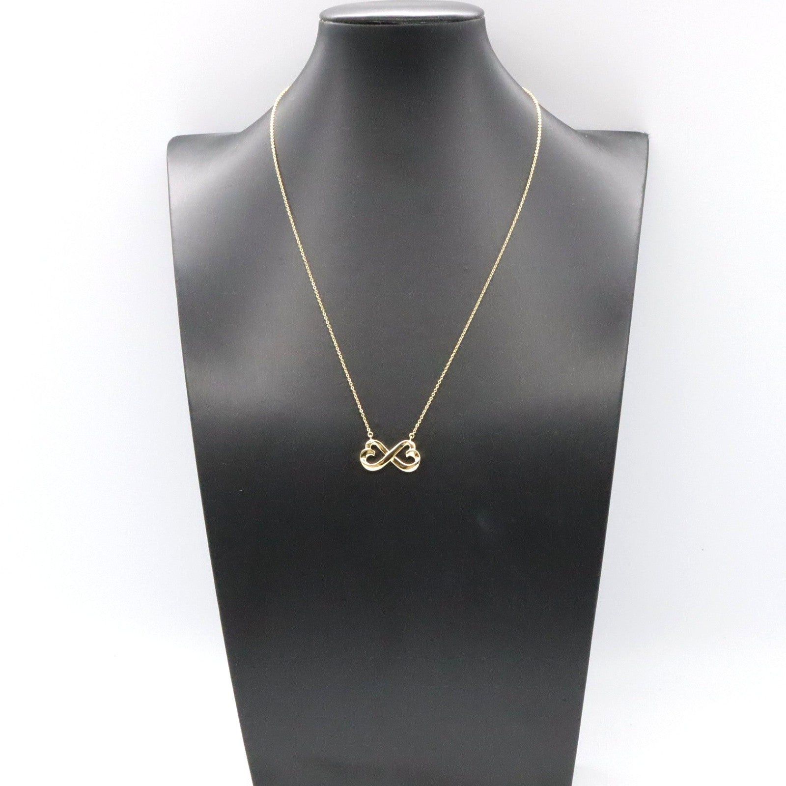Tiffany & Co. Tiffany Co Double Loving Heart Necklace K18 (Yellow Gold) Gold Size ONE SIZE - 6 Thumbnail