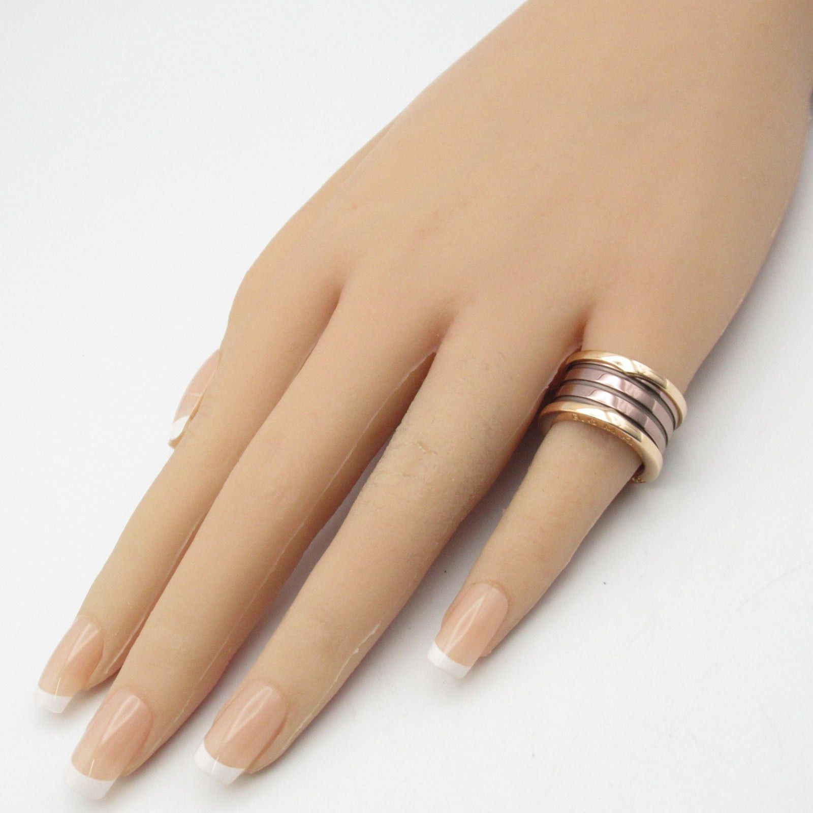 Bvlgari Bvlgari Ring Ceramic K18Pg (Pink Gold) Gold Brown Size ONE SIZE - 9 Thumbnail