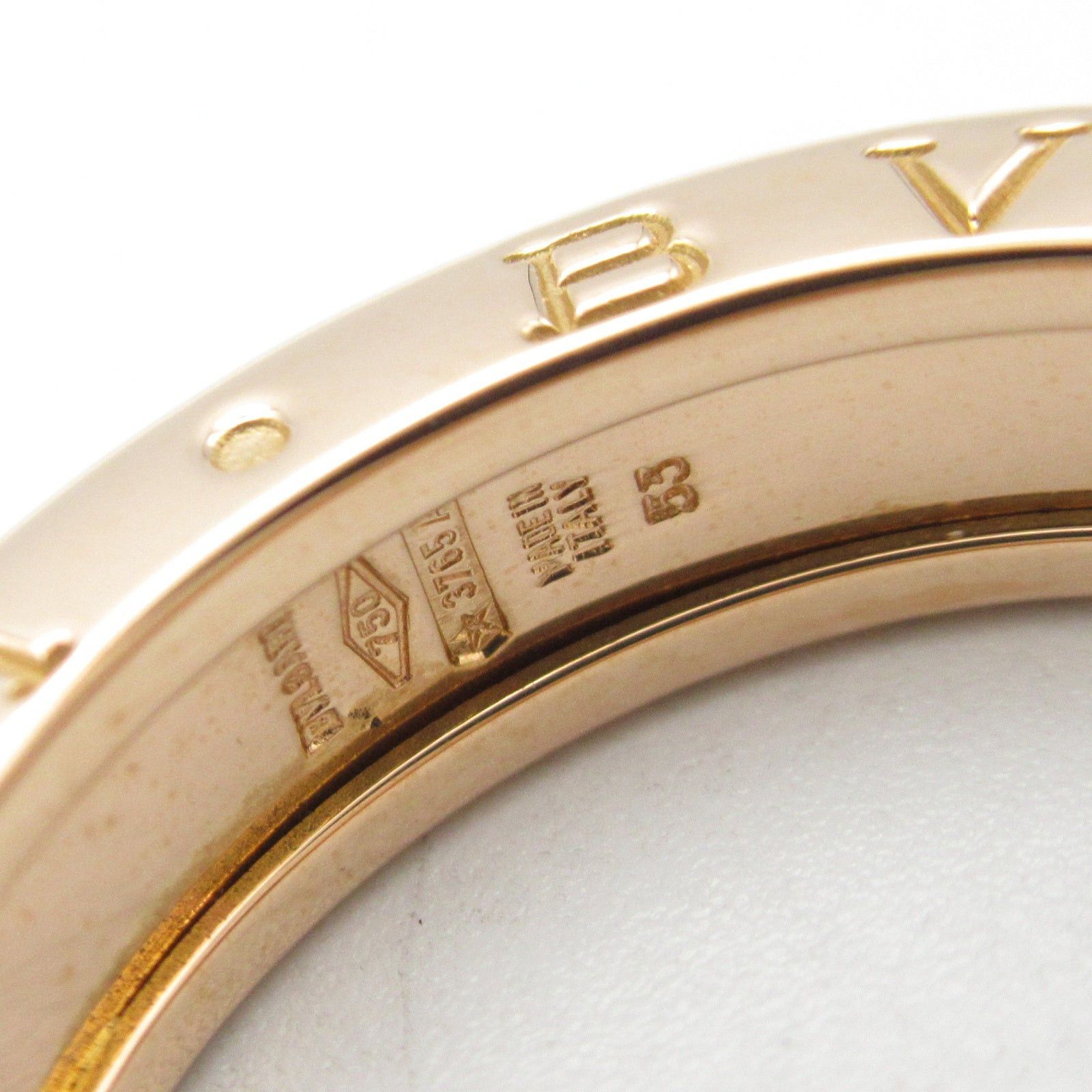 Bvlgari Bvlgari Ring 1Belt K18Pg (Pink Gold) Gold Size ONE SIZE - 4 Thumbnail
