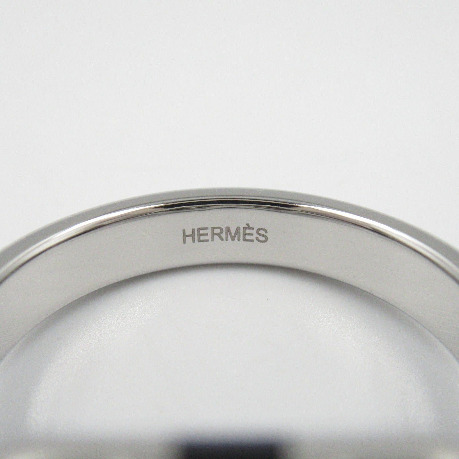 Hermes Hermes Mayonnaise Ring Stainless Steel Ceramic Black Size ONE SIZE - 4 Thumbnail