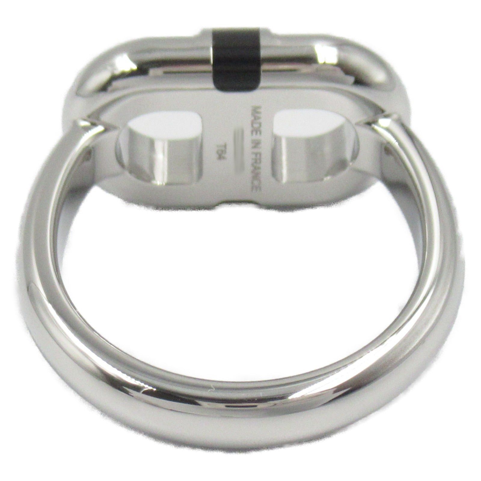 Hermes Hermes Mayonnaise Ring Stainless Steel Ceramic Black Size ONE SIZE - 3 Thumbnail