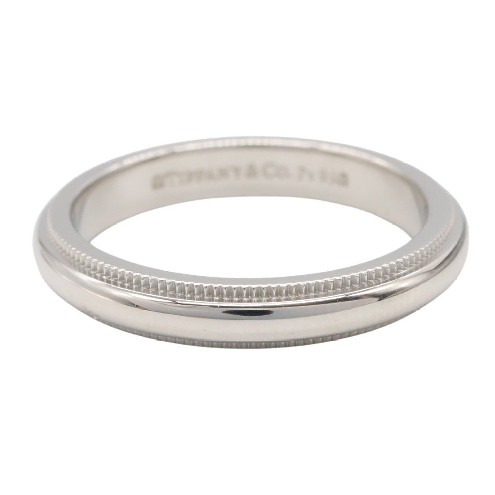 Tiffany & Co. Tiffany Co Milgrain Bundling Ring Pt950 Platinum Silver Size ONE SIZE - 2 Thumbnail