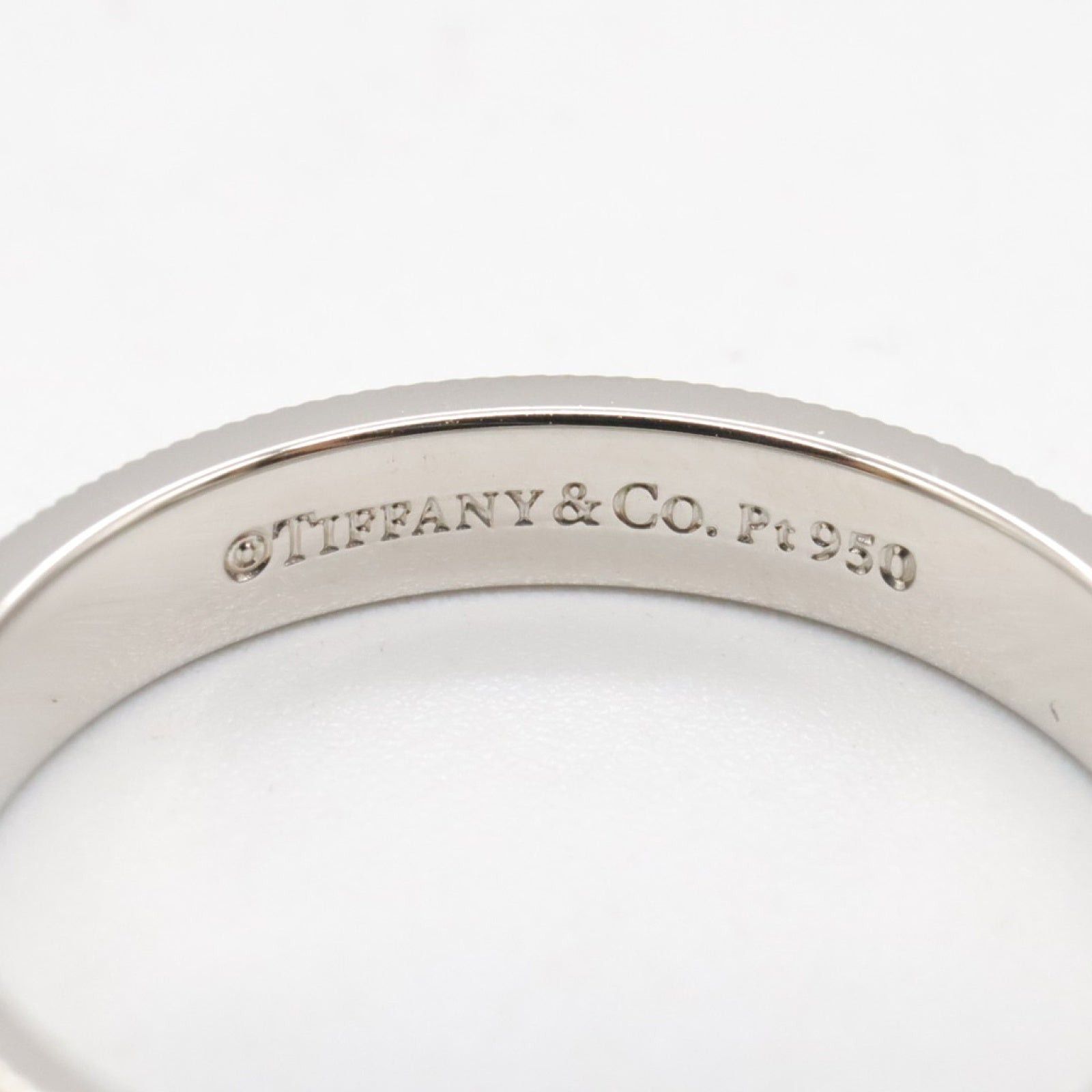 Tiffany & Co. Tiffany Co Milgrain Bundling Ring Pt950 Platinum Silver Size ONE SIZE - 4 Thumbnail