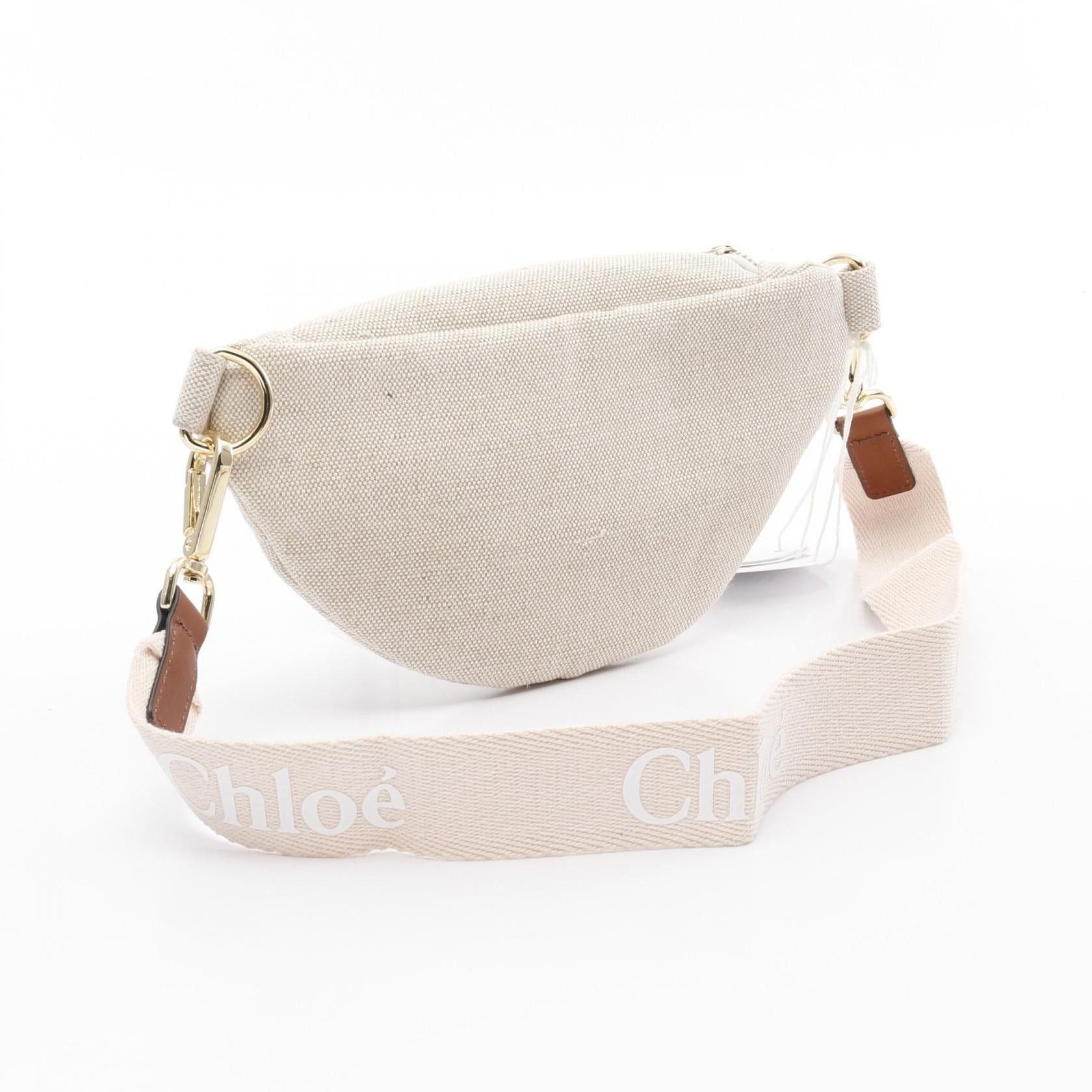 Chloe Chloe Fanny Pack Body Bag Canvas Beige Size ONE SIZE - 2 Thumbnail