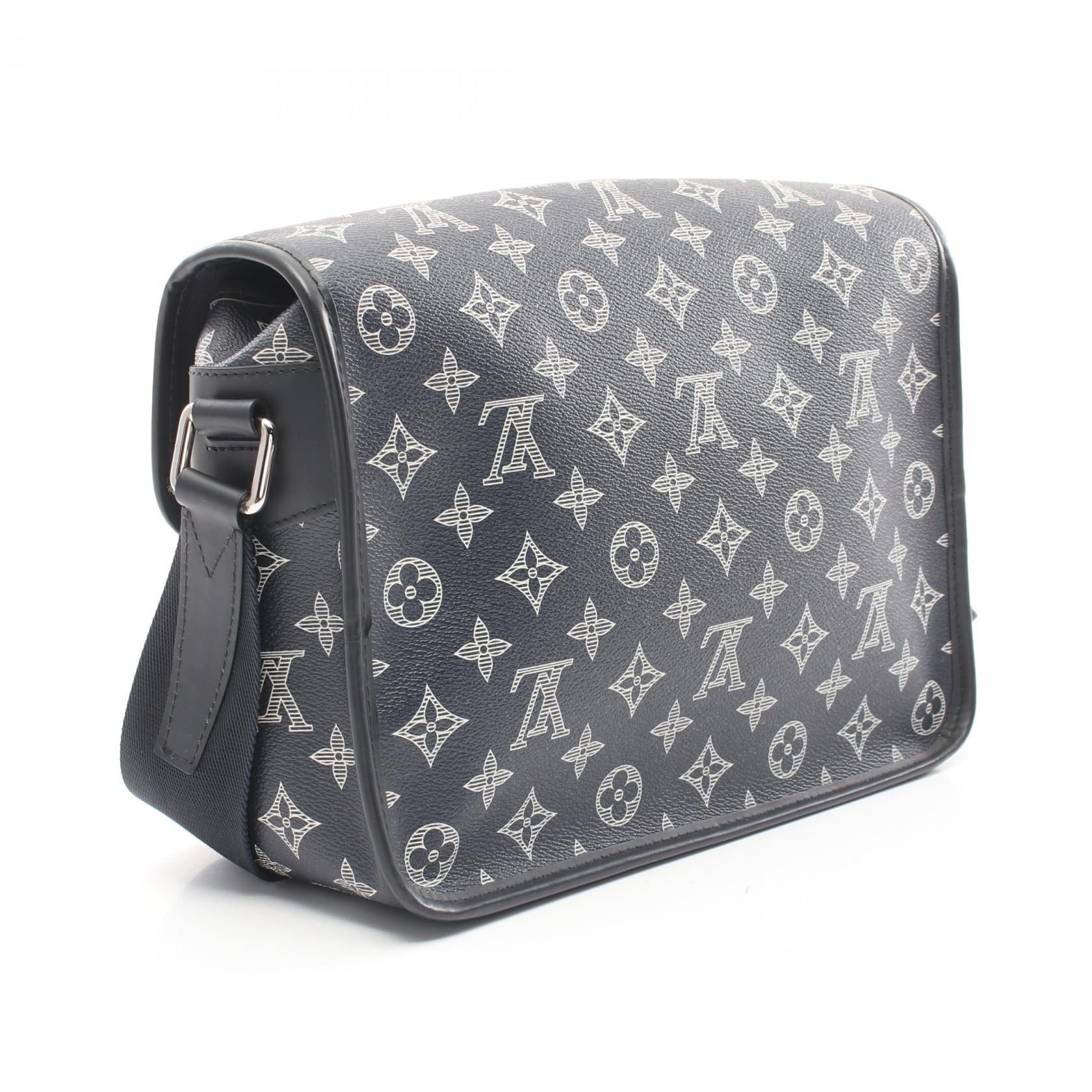 Louis Vuitton Louis Vuitton Messenger Pm Monogram Savannah Shoulder Bag Leather Navy Blue Gray Size ONE SIZE - 2 Thumbnail