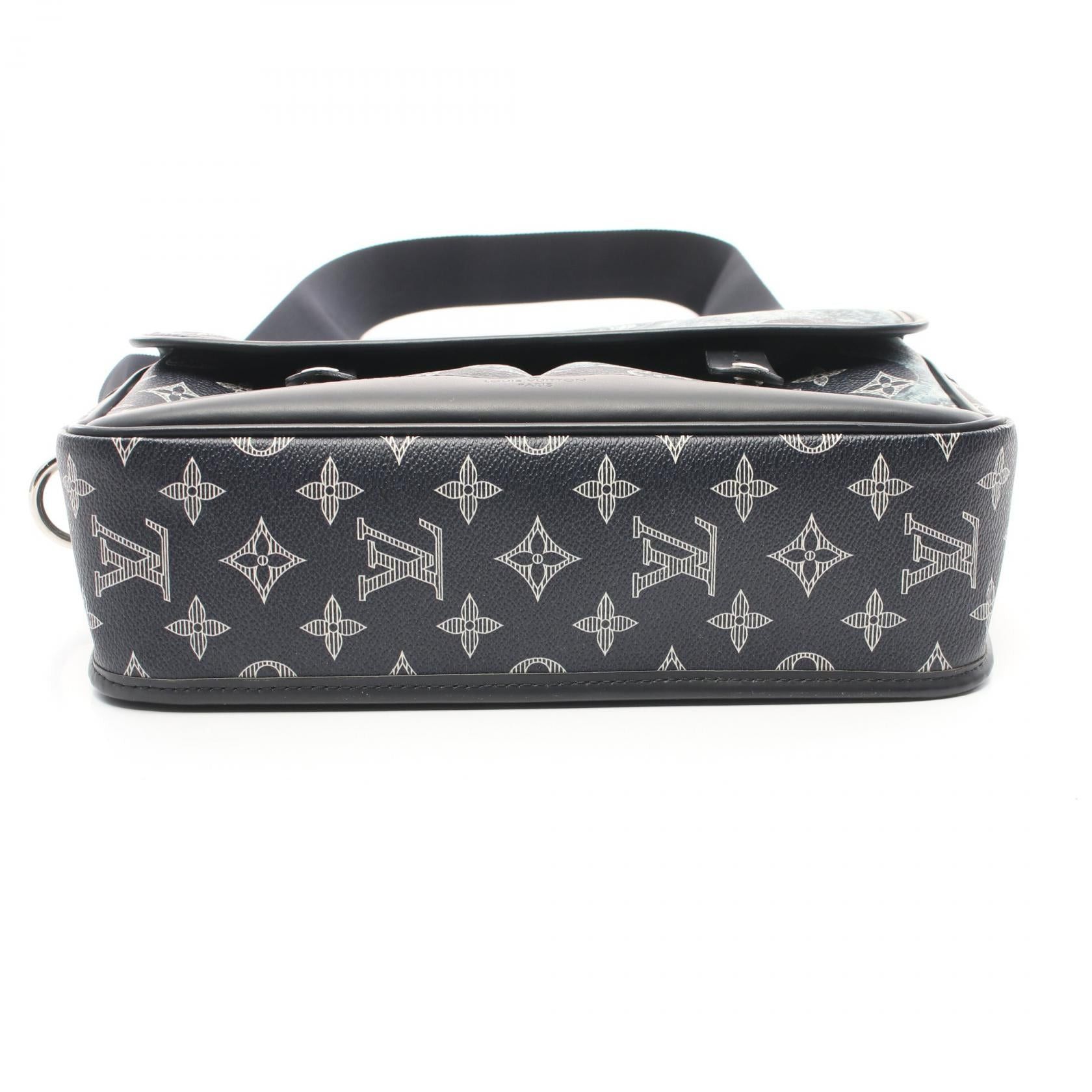 Louis Vuitton Louis Vuitton Messenger Pm Monogram Savannah Shoulder Bag Leather Navy Blue Gray Size ONE SIZE - 10 Thumbnail