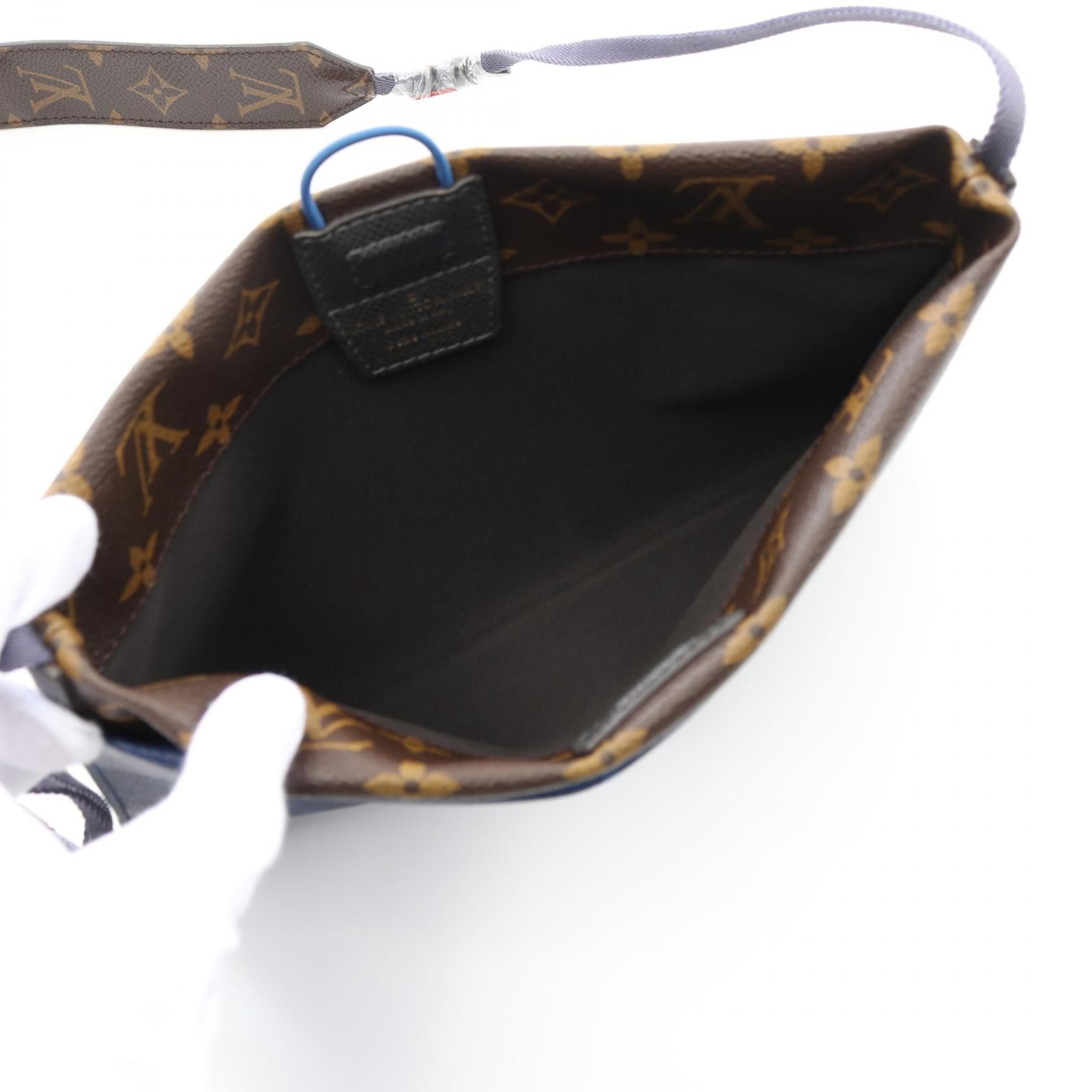 Louis Vuitton Louis Vuitton Split Sacoche Monogram Pacific Shoulder Bag Blue Brown Size ONE SIZE - 3 Thumbnail