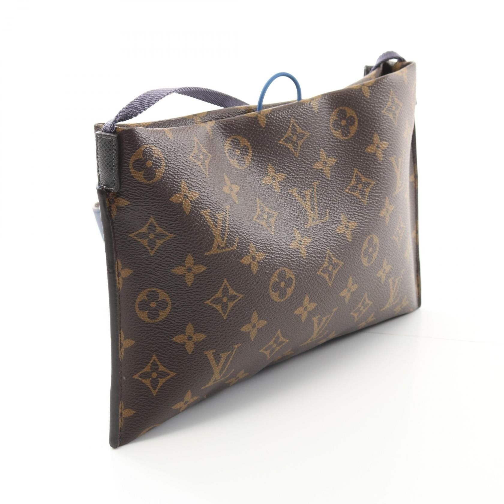 Louis Vuitton Louis Vuitton Split Sacoche Monogram Pacific Shoulder Bag Blue Brown Size ONE SIZE - 2 Thumbnail