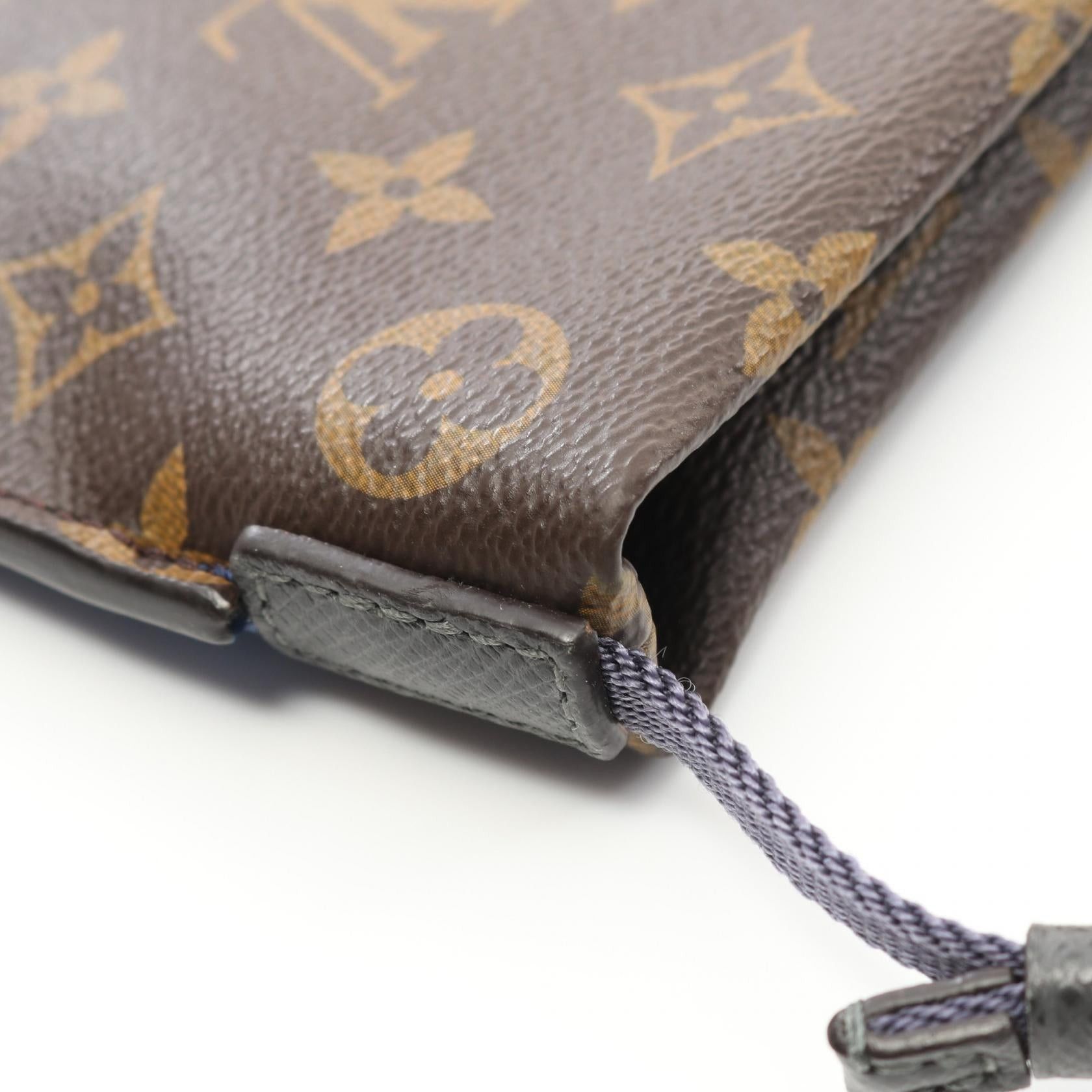 Louis Vuitton Louis Vuitton Split Sacoche Monogram Pacific Shoulder Bag Blue Brown Size ONE SIZE - 6 Thumbnail