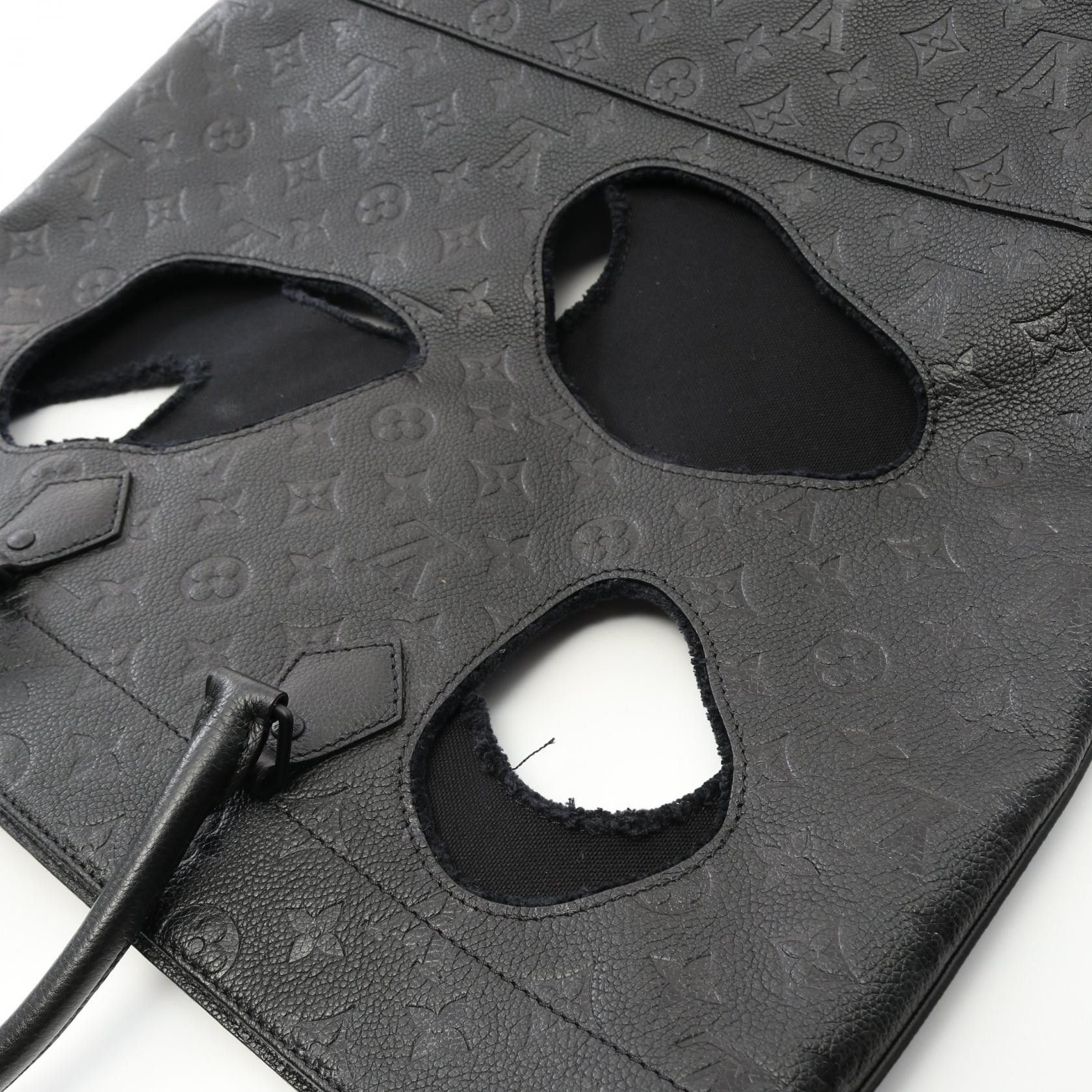 Louis Vuitton Louis Vuitton Louis Vuitton * Comme Des Garcons Kawakubo Rei With Halls Mm Monogram Empreinte Noir Handbag Tote Bag Leather Black Size ONE SIZE - 9 Thumbnail
