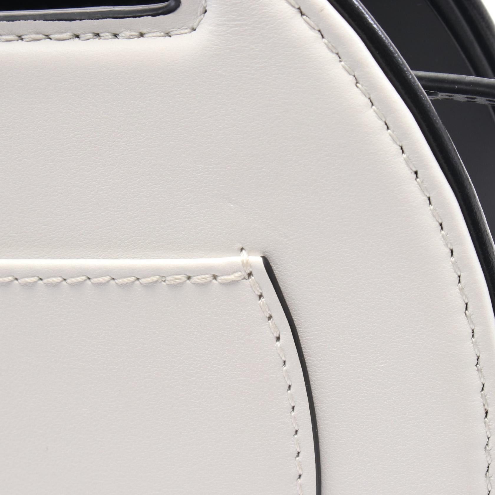 Louis Vuitton Louis Vuitton Around Me Lv Handbag Leather White Black Size ONE SIZE - 6 Thumbnail