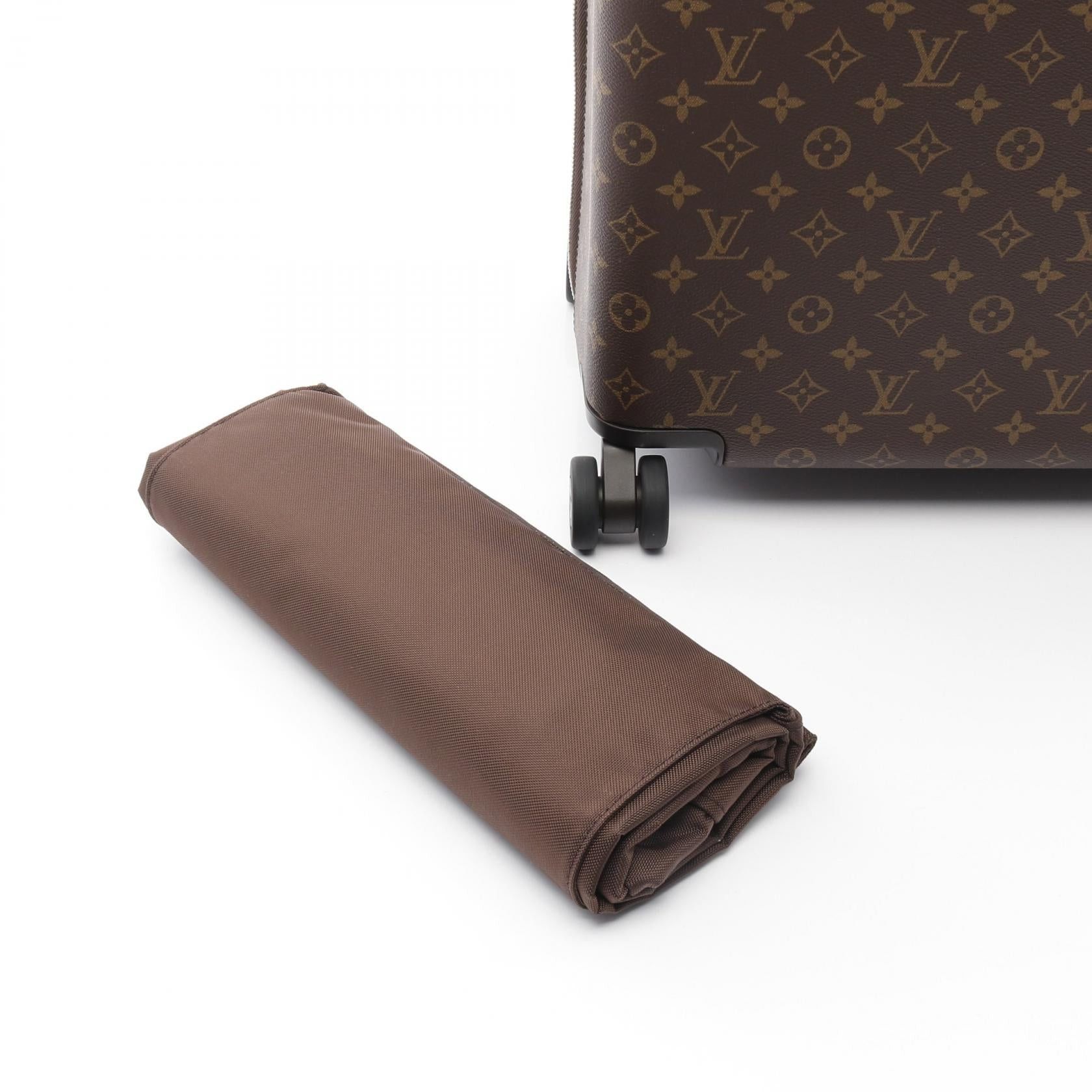 Louis Vuitton Louis Vuitton Horizon 70 Monogram Carry Case Suitcase Leather Brown Size ONE SIZE - 5 Thumbnail