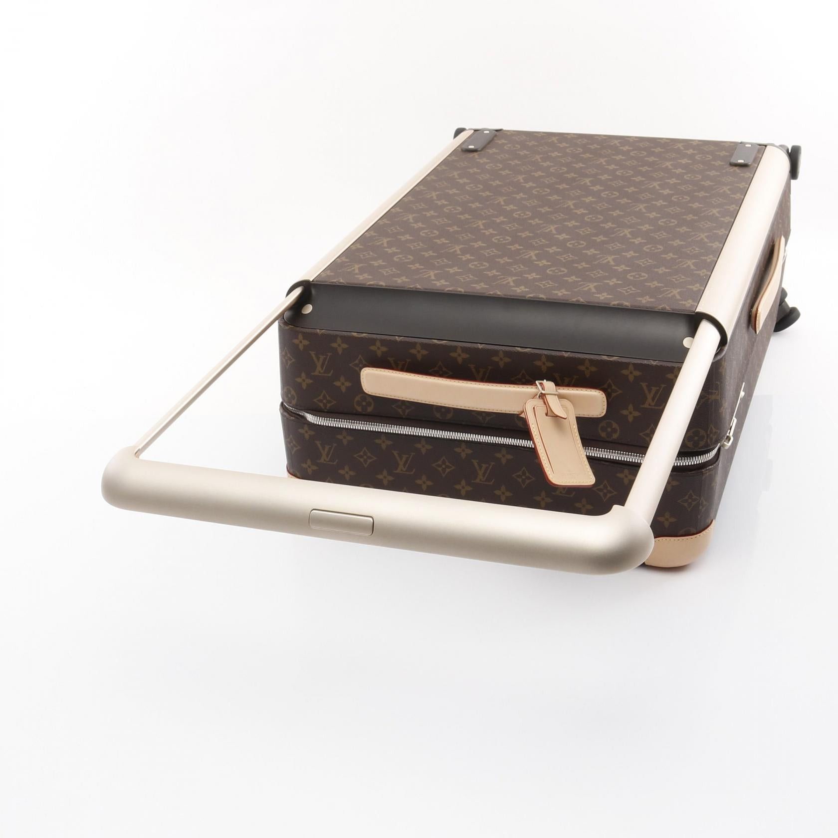 Louis Vuitton Louis Vuitton Horizon 70 Monogram Carry Case Suitcase Leather Brown Size ONE SIZE - 6 Thumbnail