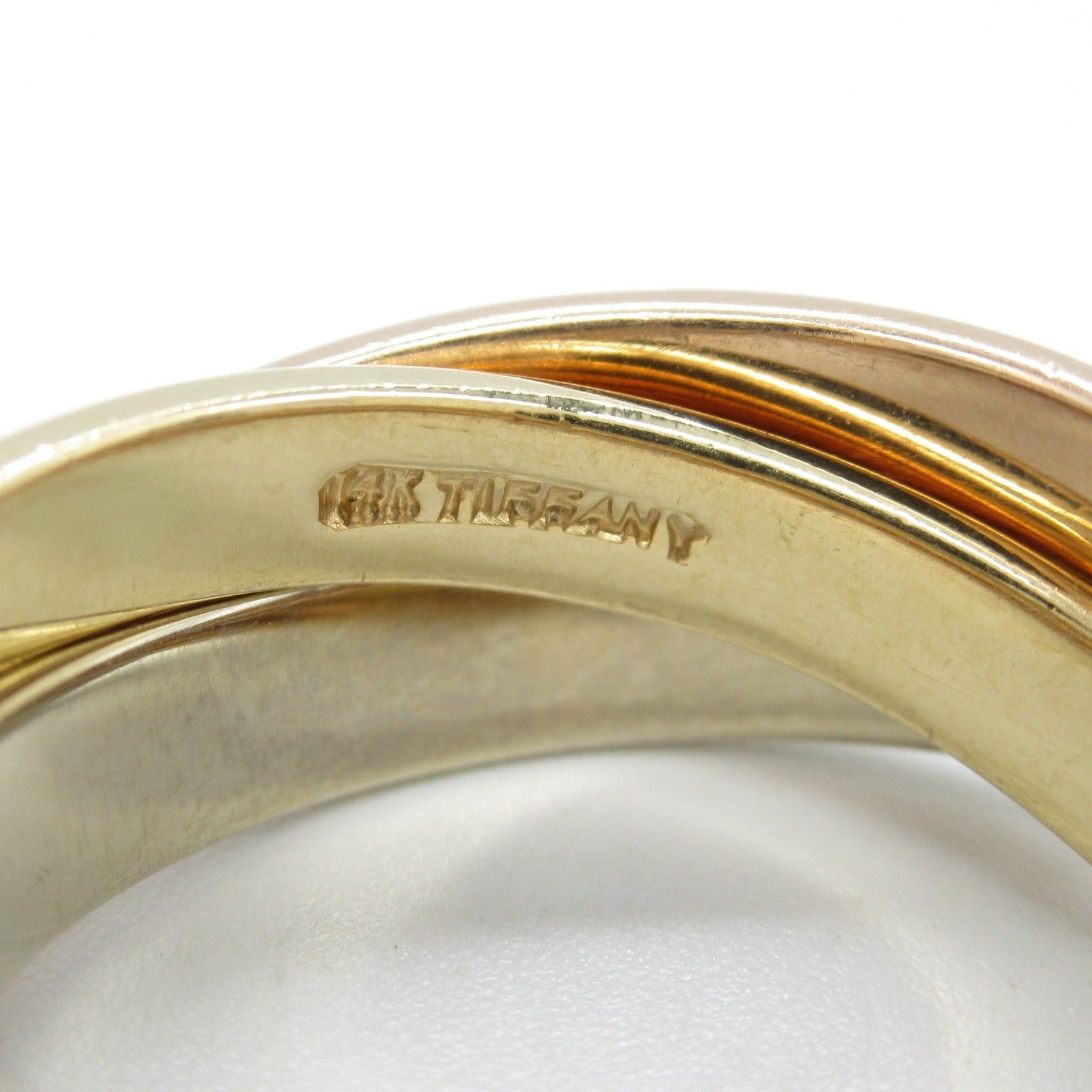 Tiffany & Co. Tiffany Co Triple Ring Others 14K Three Gold Size ONE SIZE - 3 Thumbnail