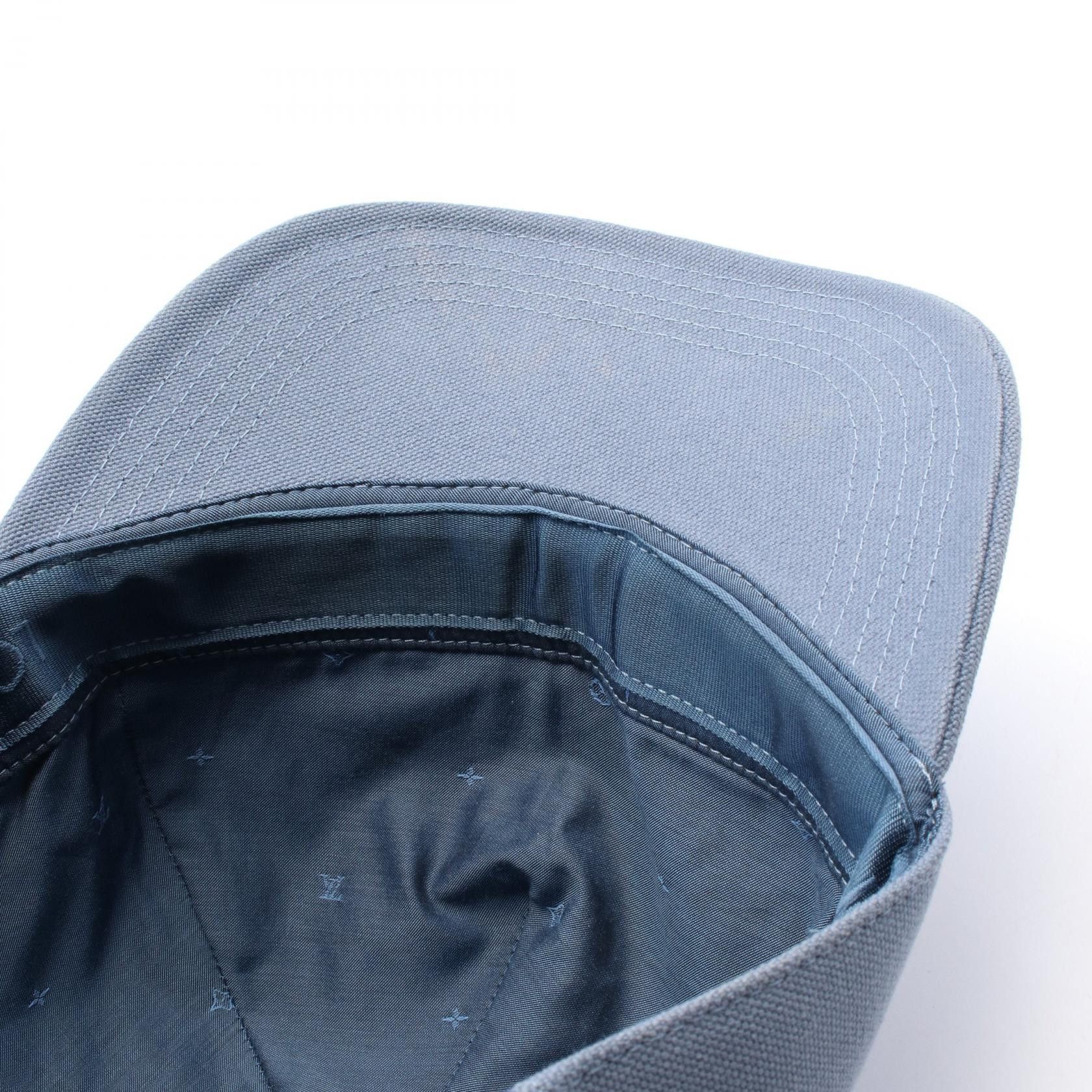 Louis Vuitton Louis Vuitton Casquette Lv Cloud Cap Cotton Blue Gray Size ONE SIZE - 5 Thumbnail