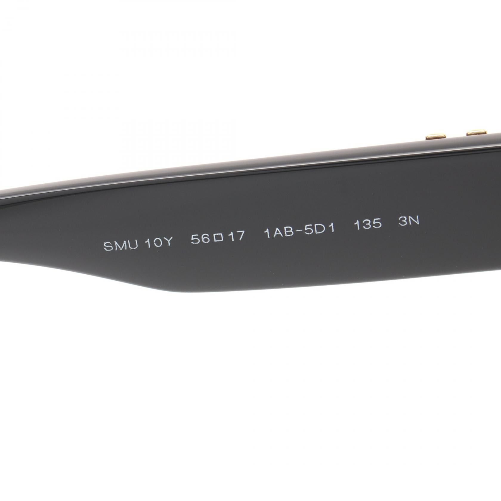 Miu Miu Miu Miu Mew Glimpse Sunglasses Logo Gp Black Gold Gradient Lens Size ONE SIZE - 5 Thumbnail