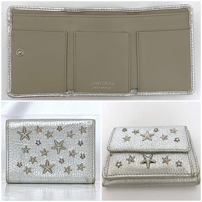 Jimmy Choo JIMMY CHOO Silver Leather Size ONE SIZE - 3 Thumbnail