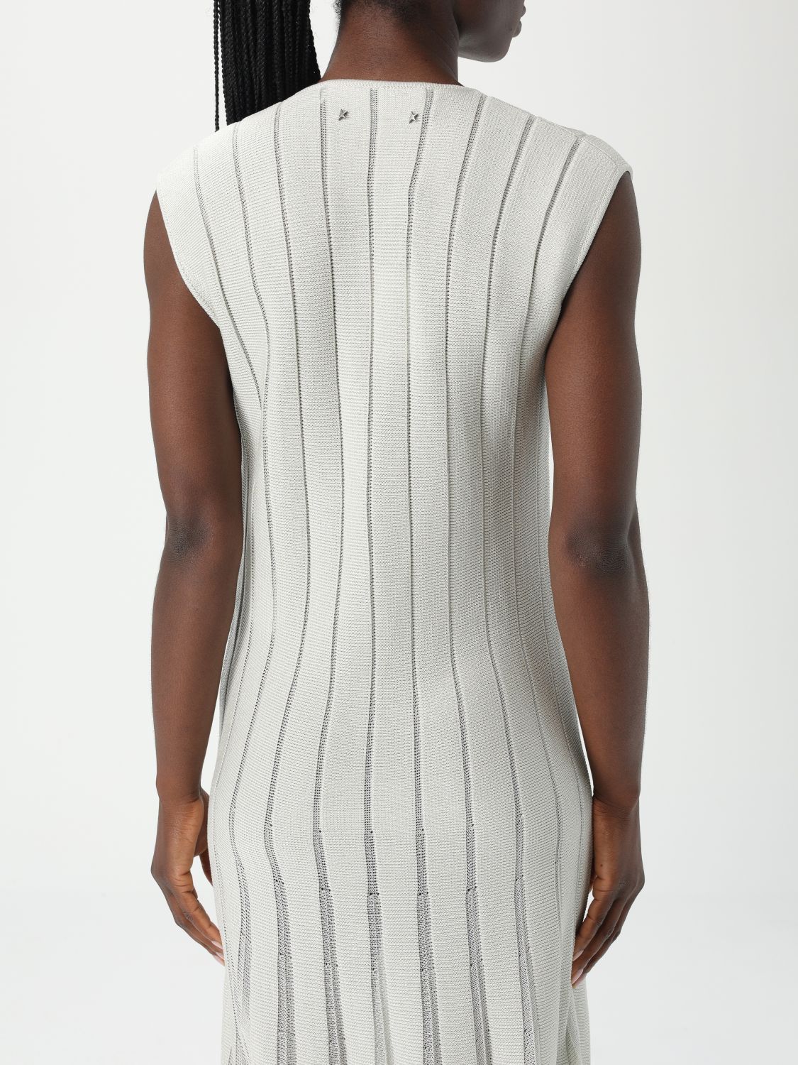 ワンピース GOLDEN GOOSE Woman Dress White GWP02159P00183335153 Golden Goose Numa V-Neck Dress - White | GWP02159P00183335153