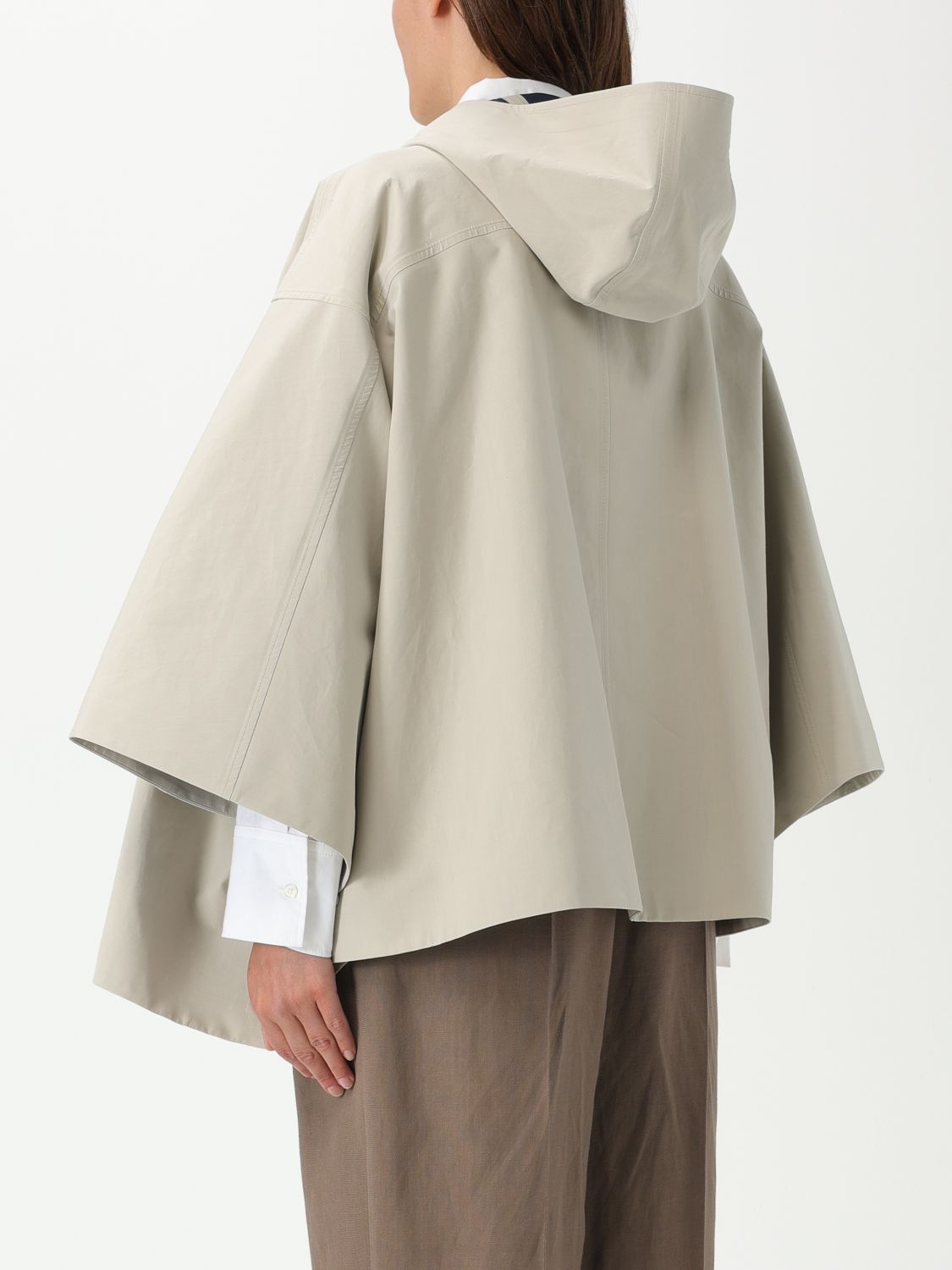 Brunello Cucinelli Brunello Cucinelli Jacket Woman Beige Size S / US 4 / IT 40 - 3 Thumbnail