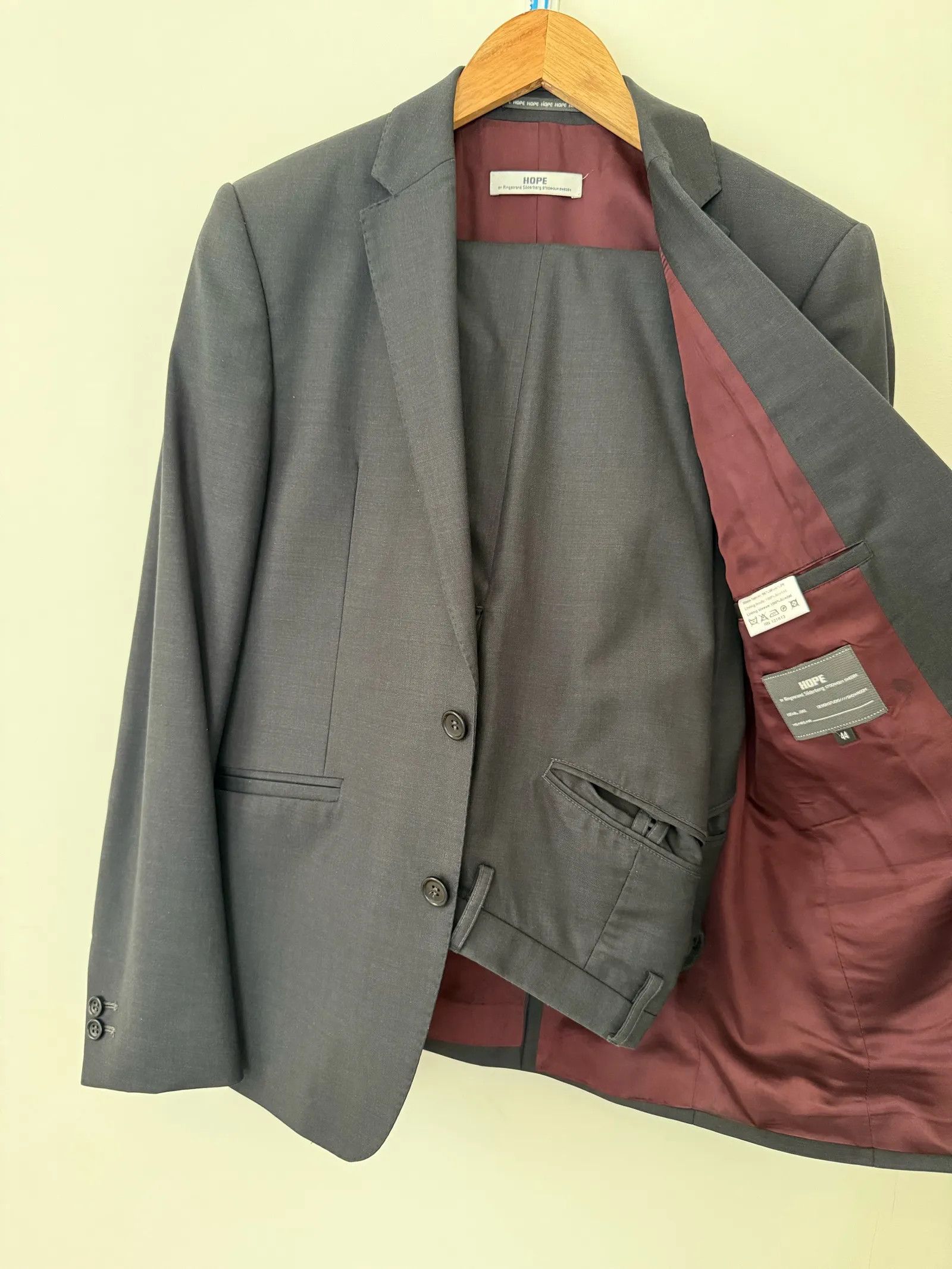 Hope Hope Suit Size 36R - 4 Thumbnail