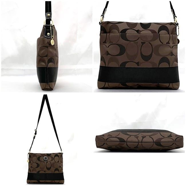 Coach COACH Shoulder Bag Brown Cotton Size ONE SIZE - 2 Thumbnail