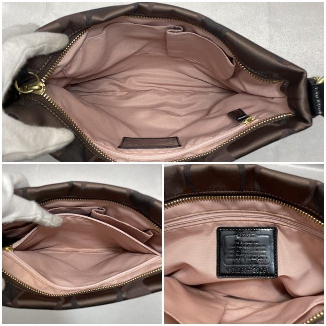 Coach COACH Shoulder Bag Brown Cotton Size ONE SIZE - 3 Thumbnail