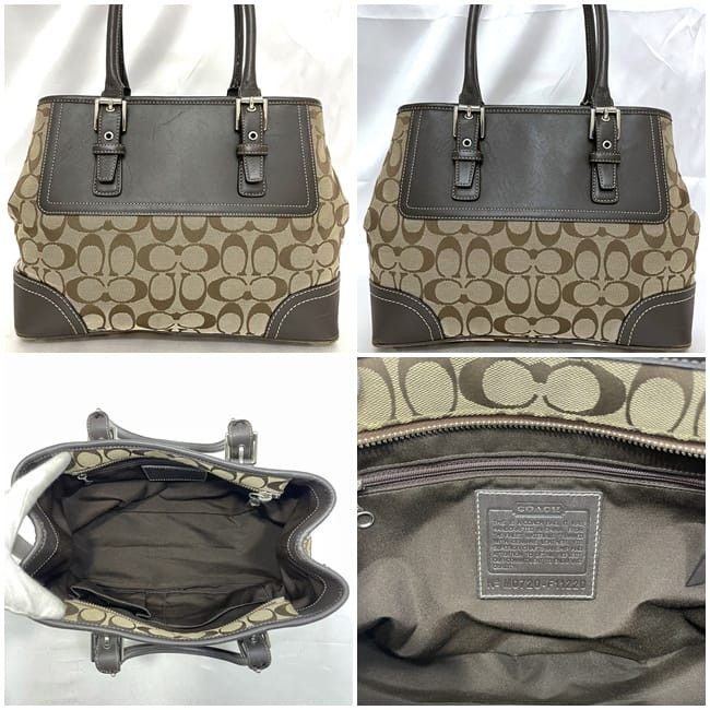 Coach COACH Tote Bag Neutrals Cotton Size ONE SIZE - 3 Thumbnail