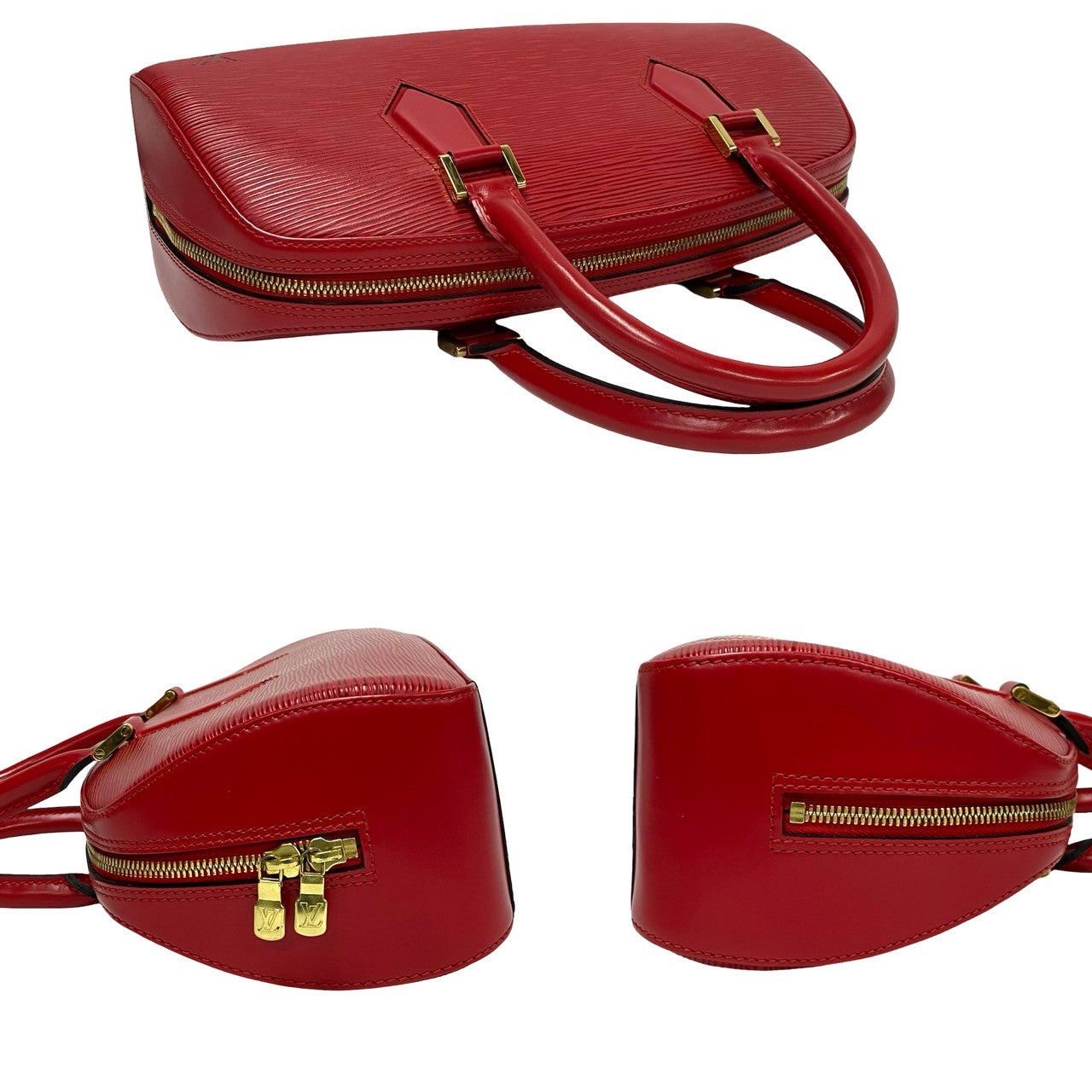 Louis Vuitton Louis Vuitton Handbag Red Leather Size ONE SIZE - 5 Thumbnail