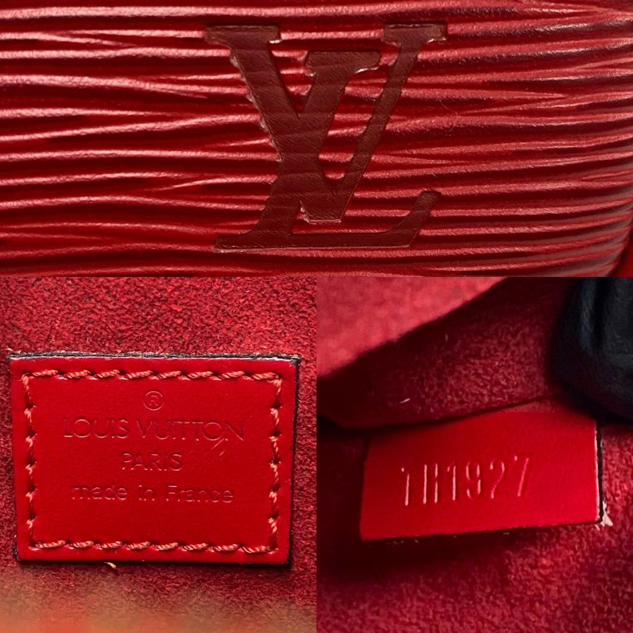 Louis Vuitton Louis Vuitton Handbag Red Leather Size ONE SIZE - 3 Thumbnail