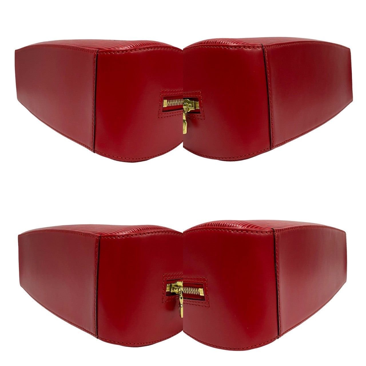 Louis Vuitton Louis Vuitton Handbag Red Leather Size ONE SIZE - 7 Thumbnail