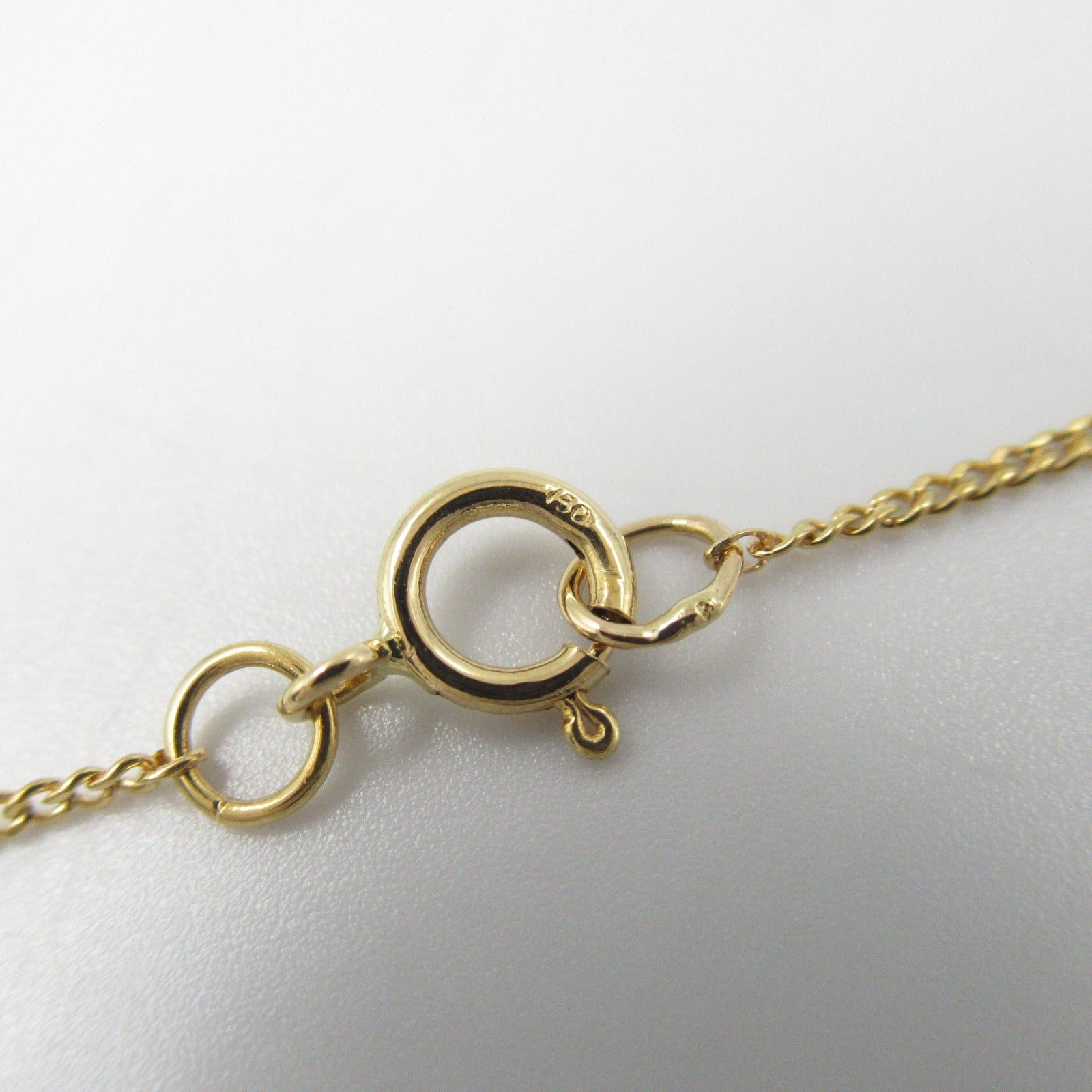 Tiffany & Co. Tiffany Co Leaf Necklace Diamond K18 (Yellow Gold) Pt900 Platinum Clear Size ONE SIZE - 5 Thumbnail