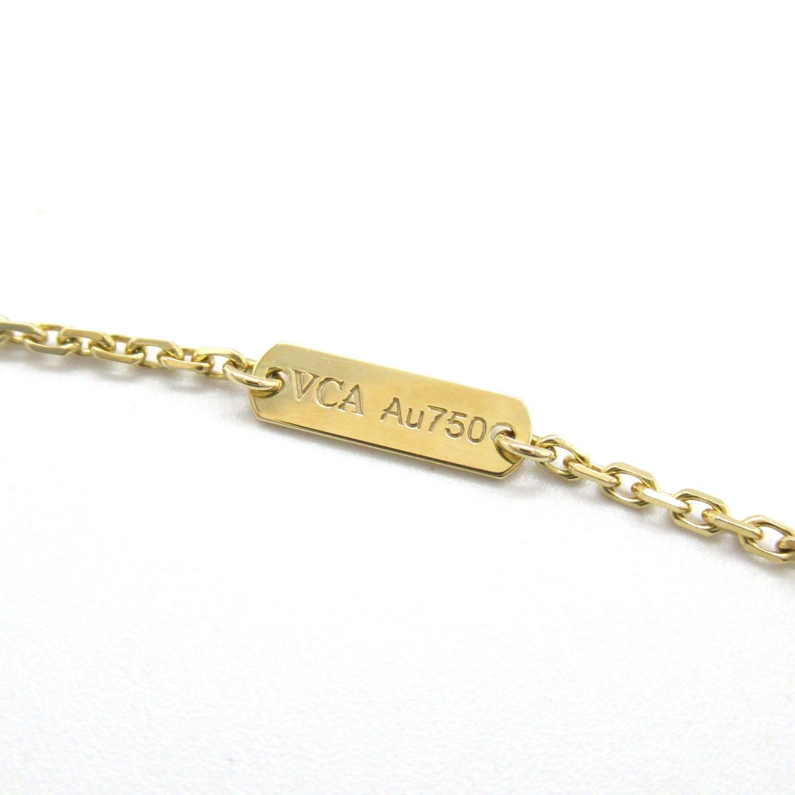 Van Cleef & Arpels Van Cleef Arpels Alhambra Necklace Onyx K18 (Yellow Gold) Black Size ONE SIZE - 4 Thumbnail