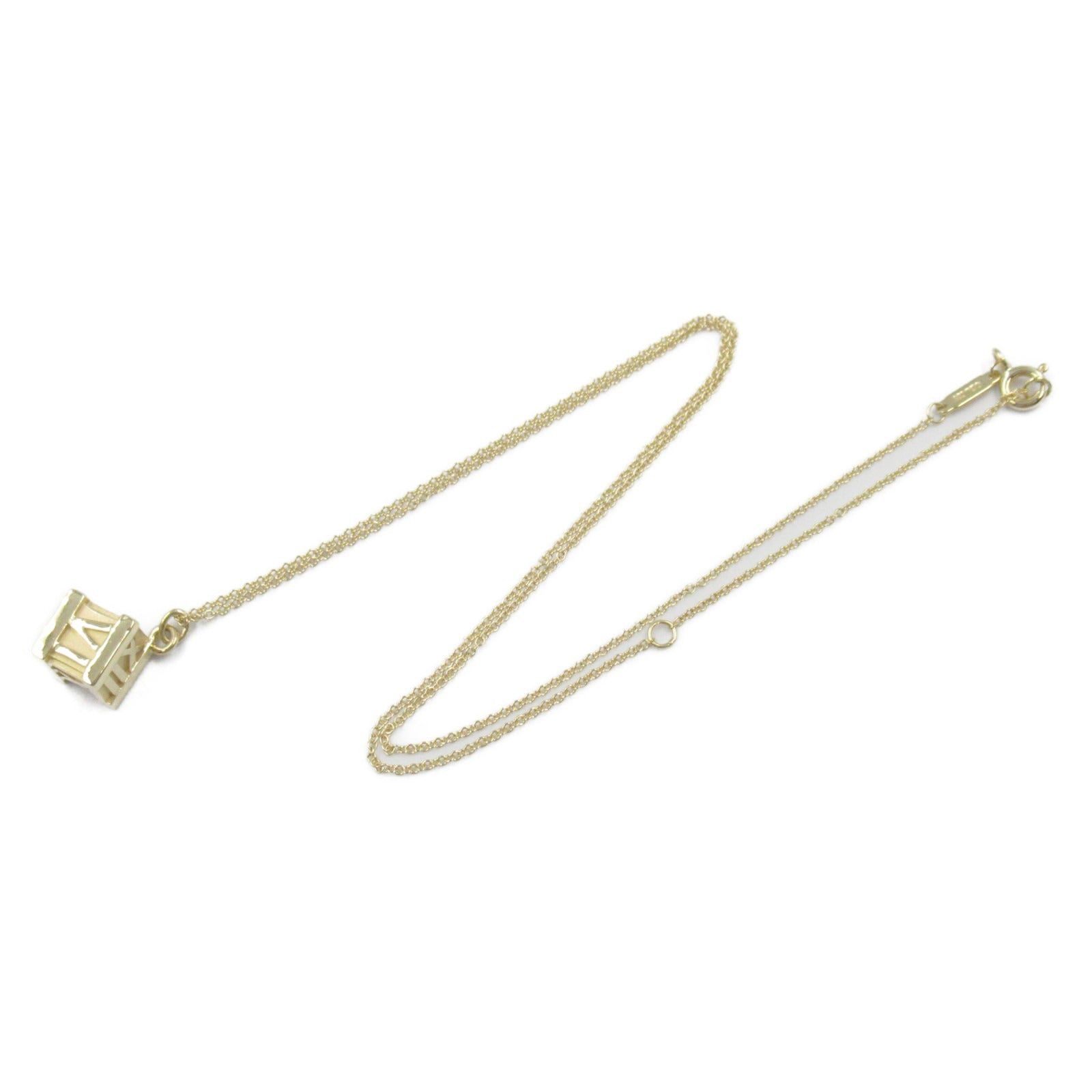 Tiffany & Co. Tiffany Co Atlas Cube Necklace K18 (Yellow Gold) Gold Size ONE SIZE - 3 Thumbnail